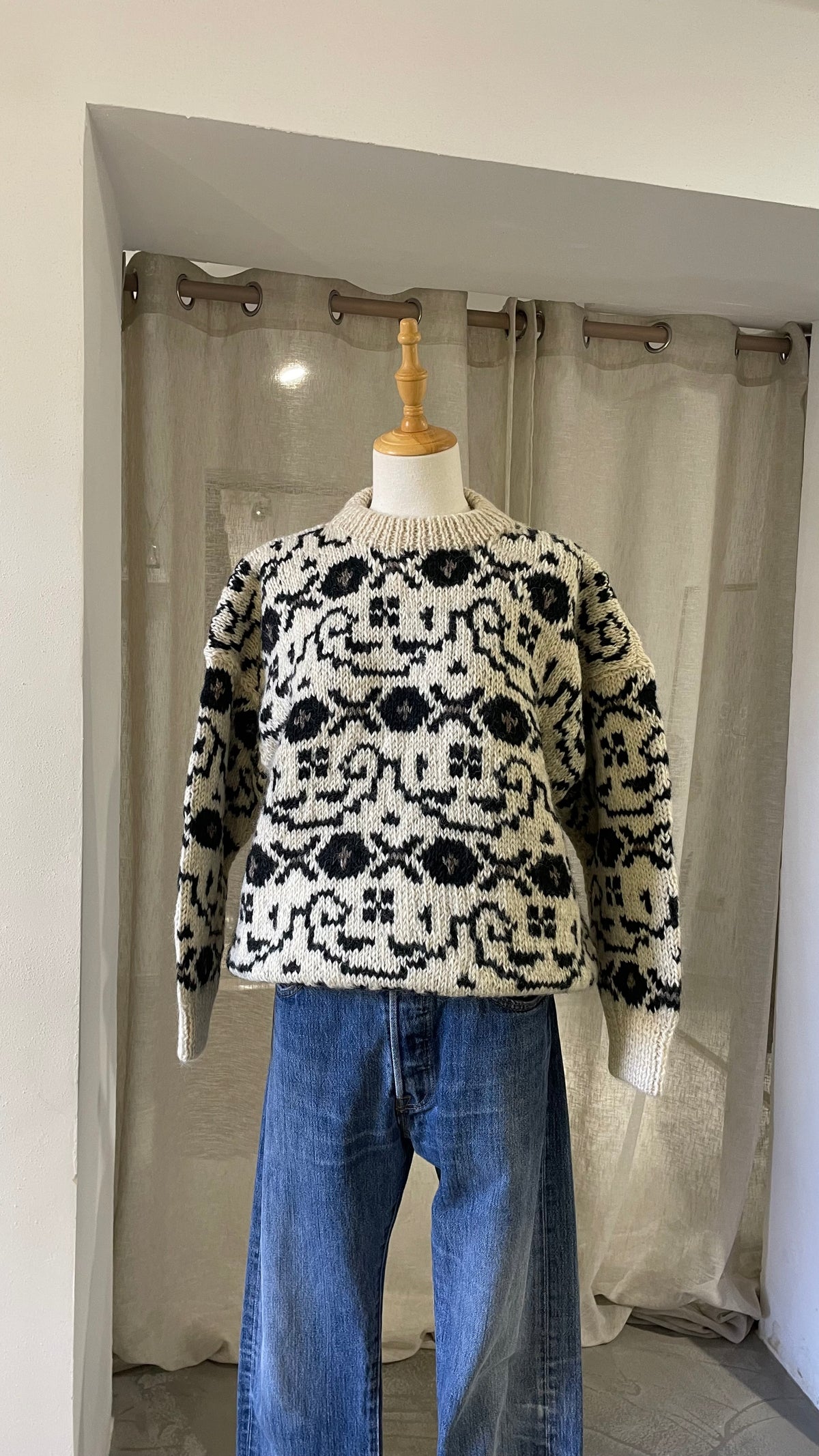 Wool jumper chunky vintage
