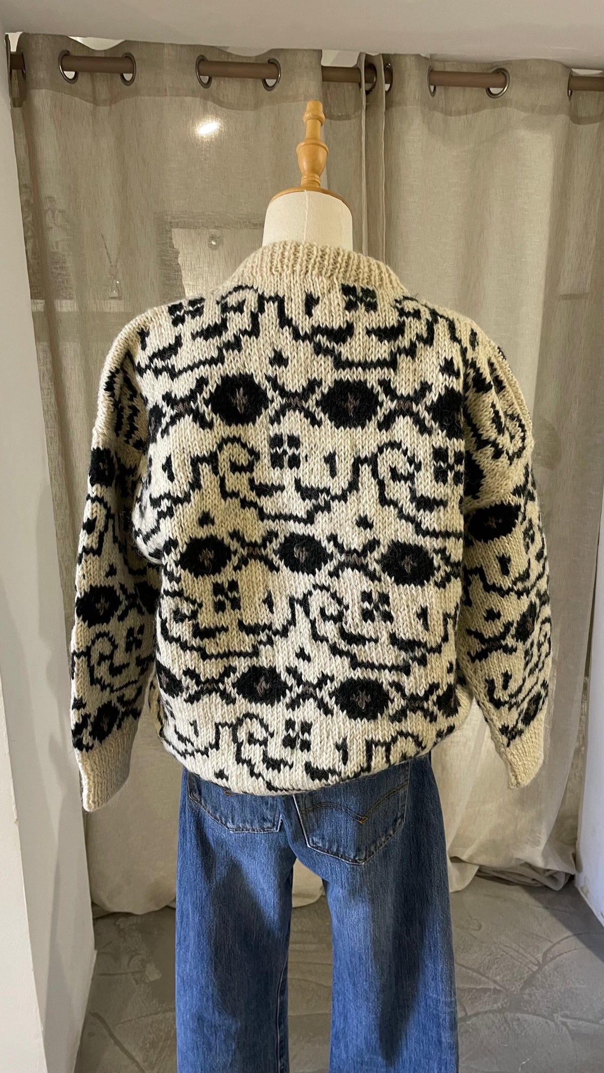 Wool jumper chunky vintage