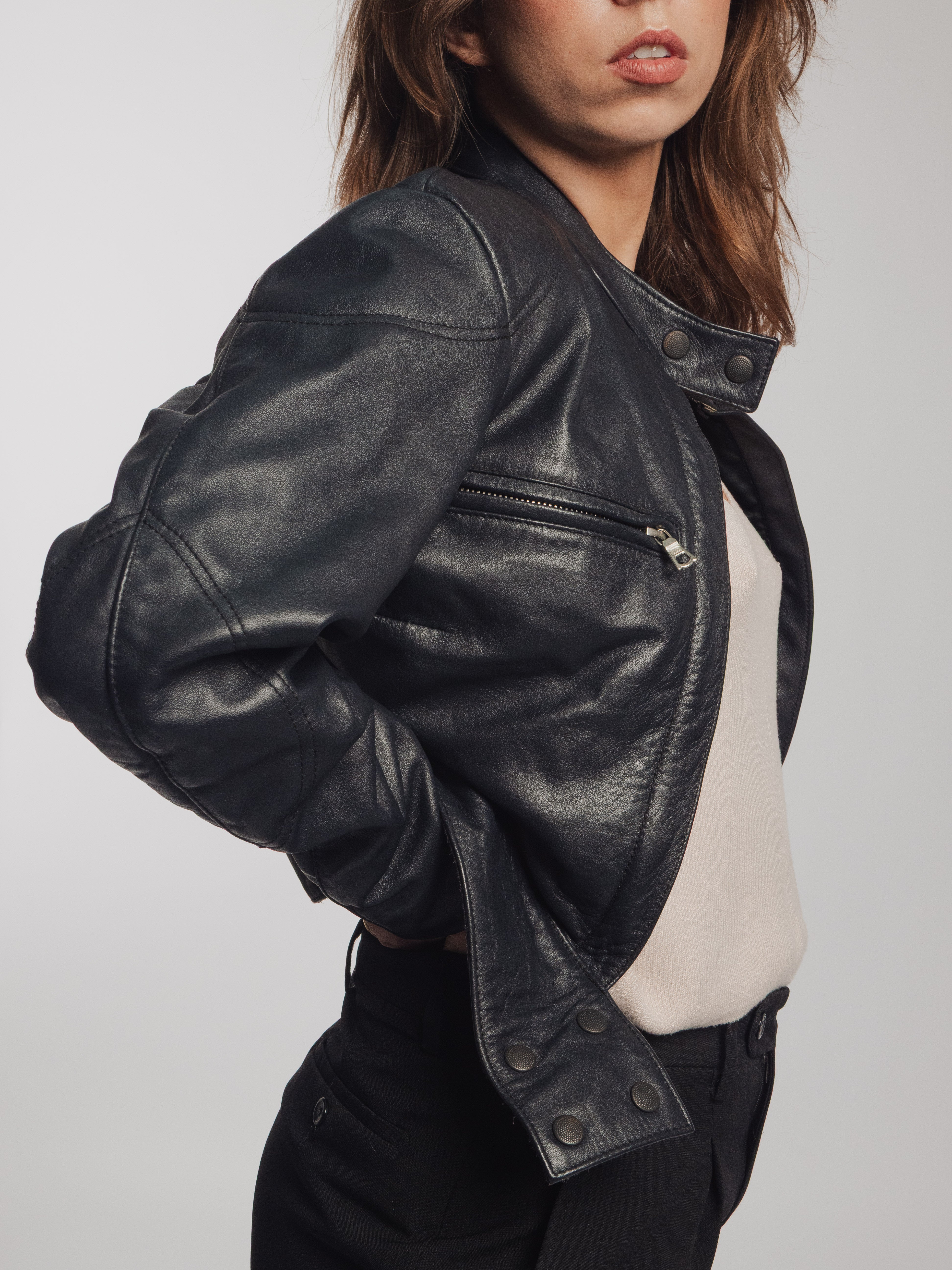 Black Biker Jacket