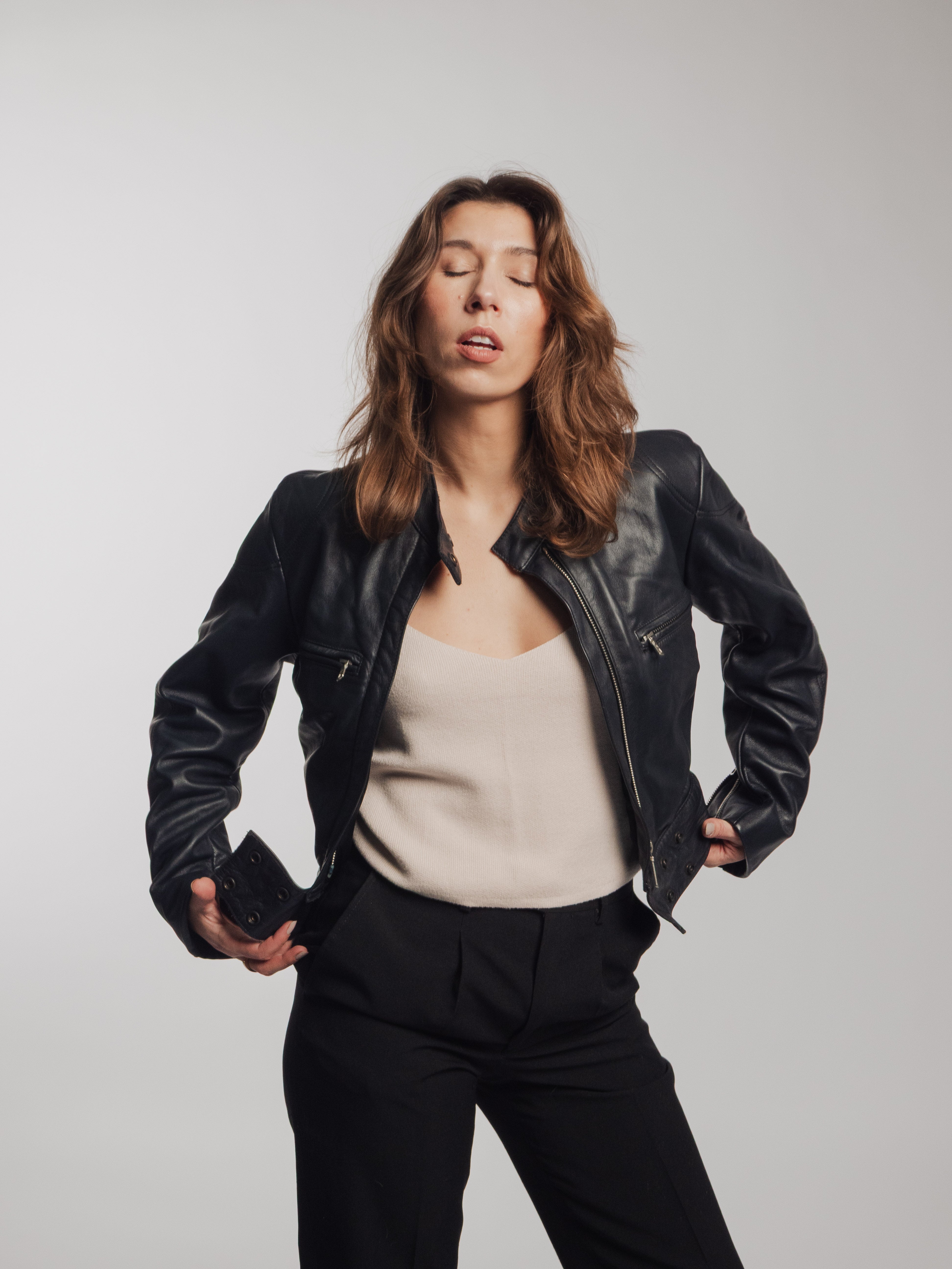Black Biker Jacket