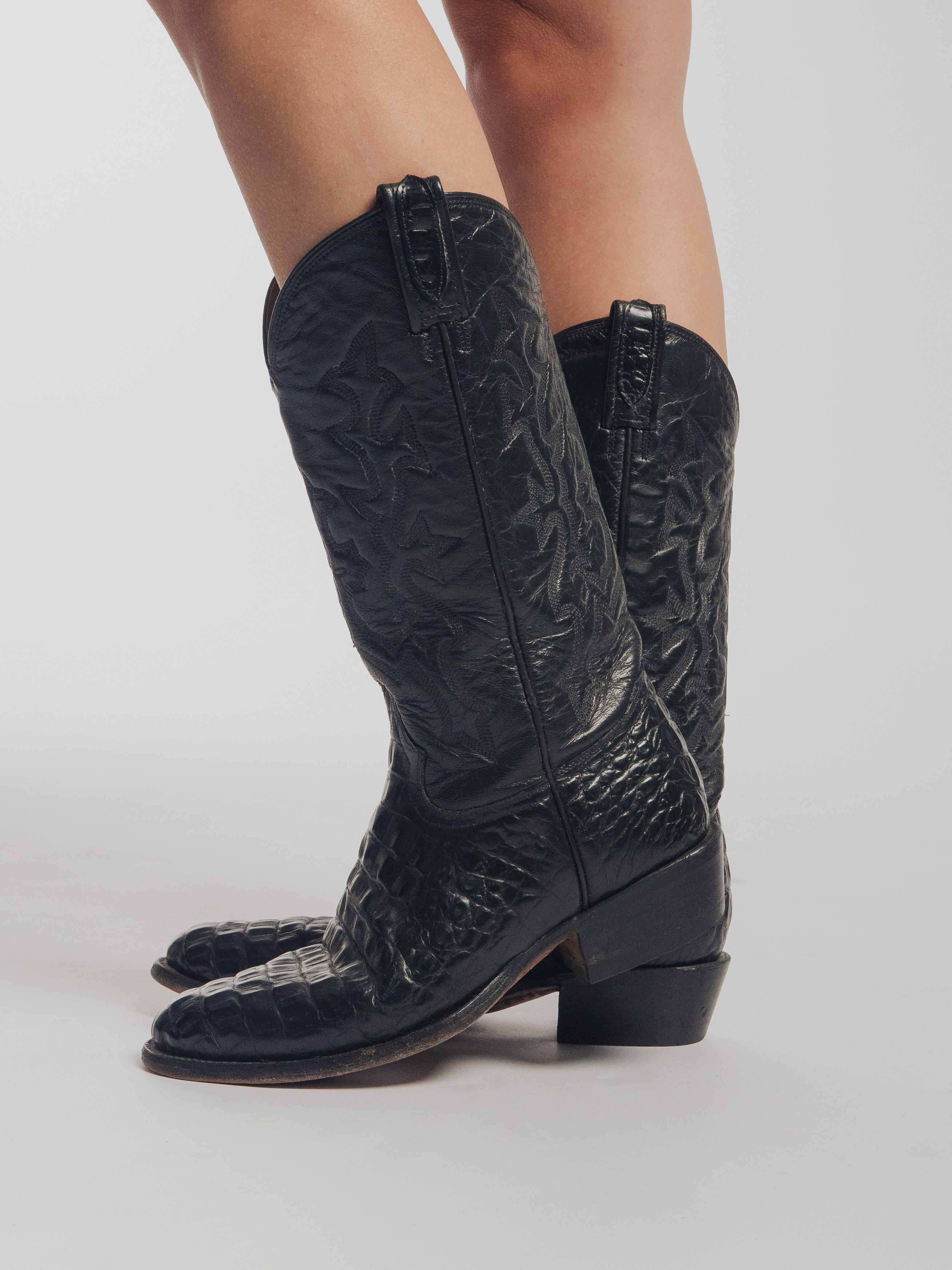 Black Cowboy Boots