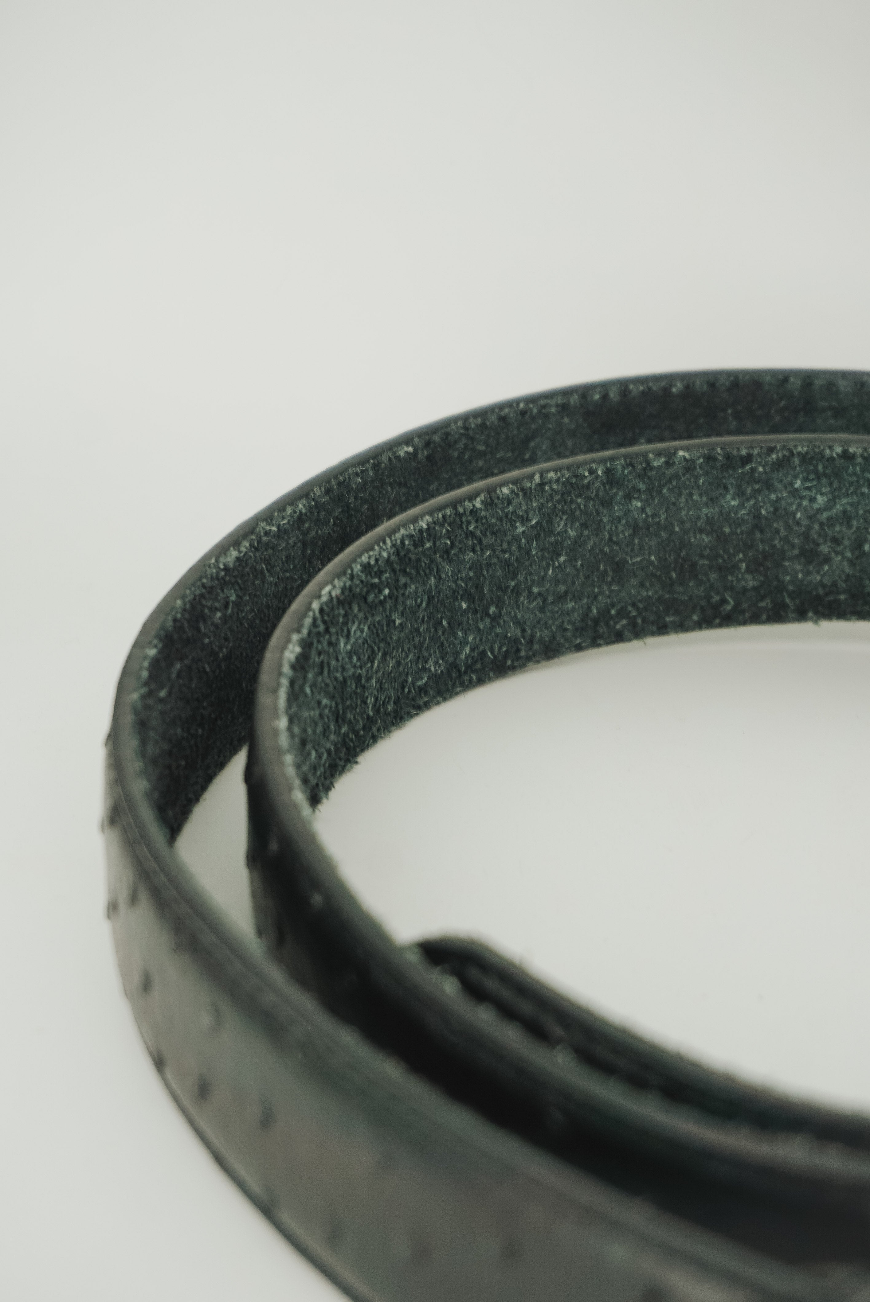 Black Dots Leather Belt