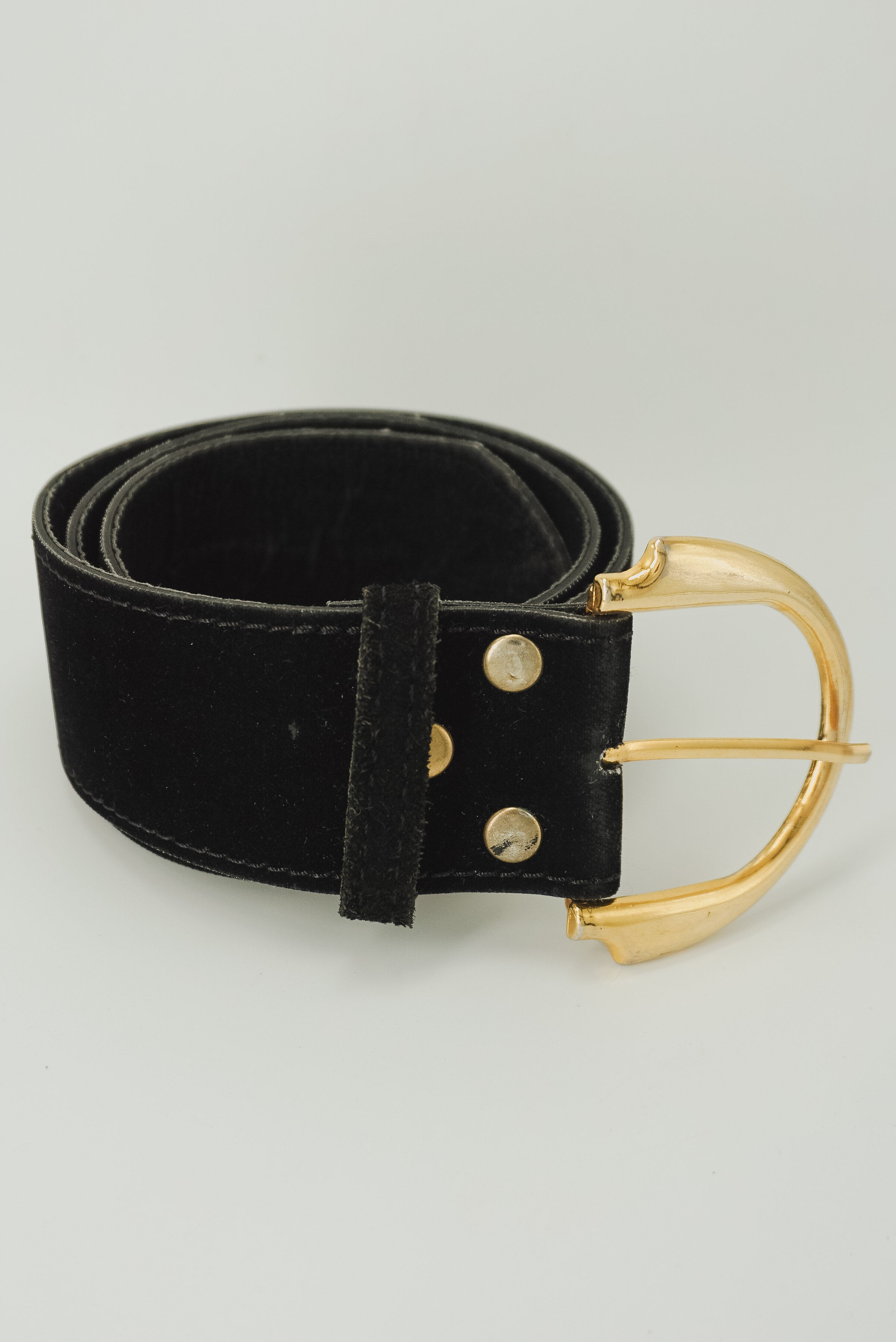 Black Velvet Belt