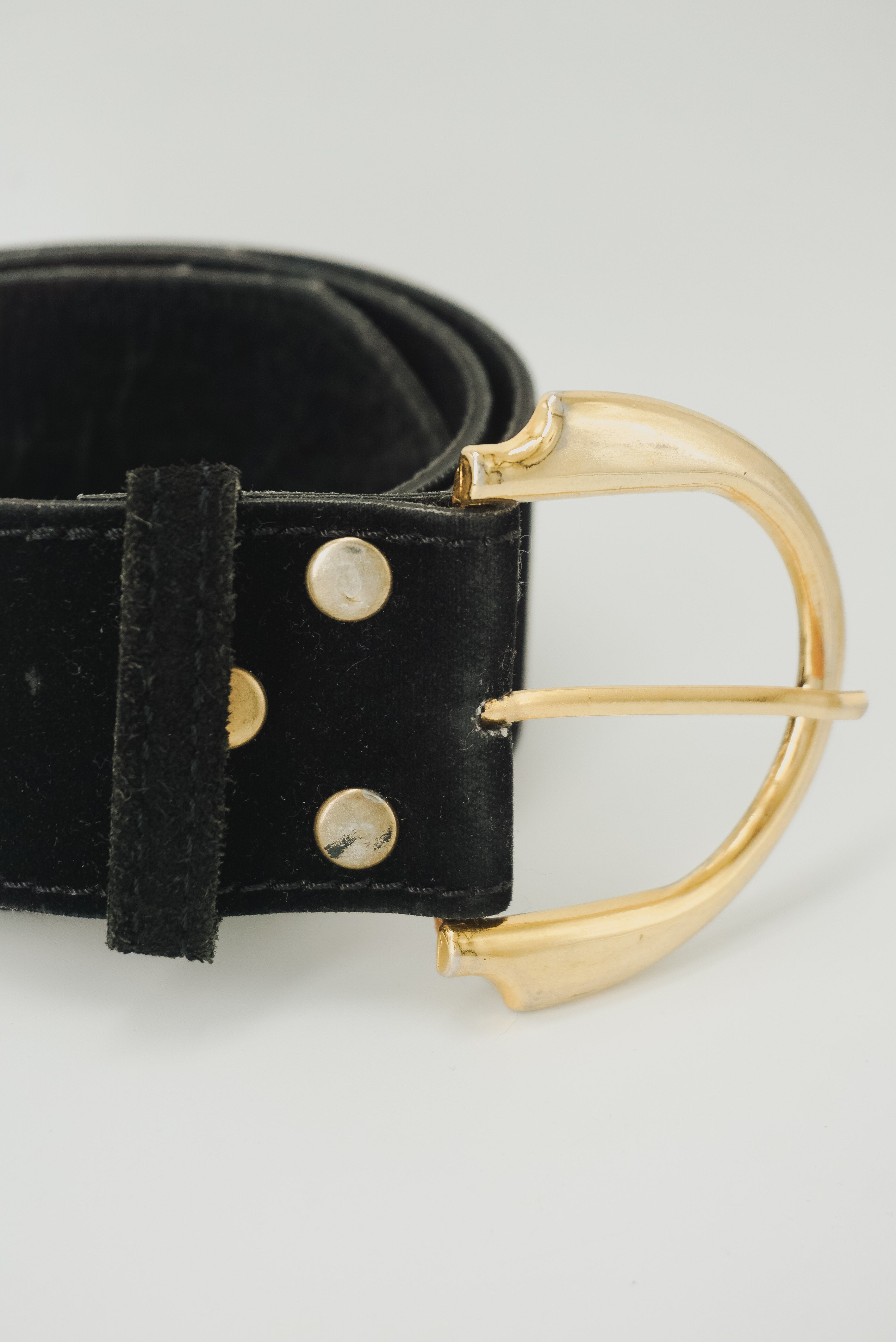 Black Velvet Belt