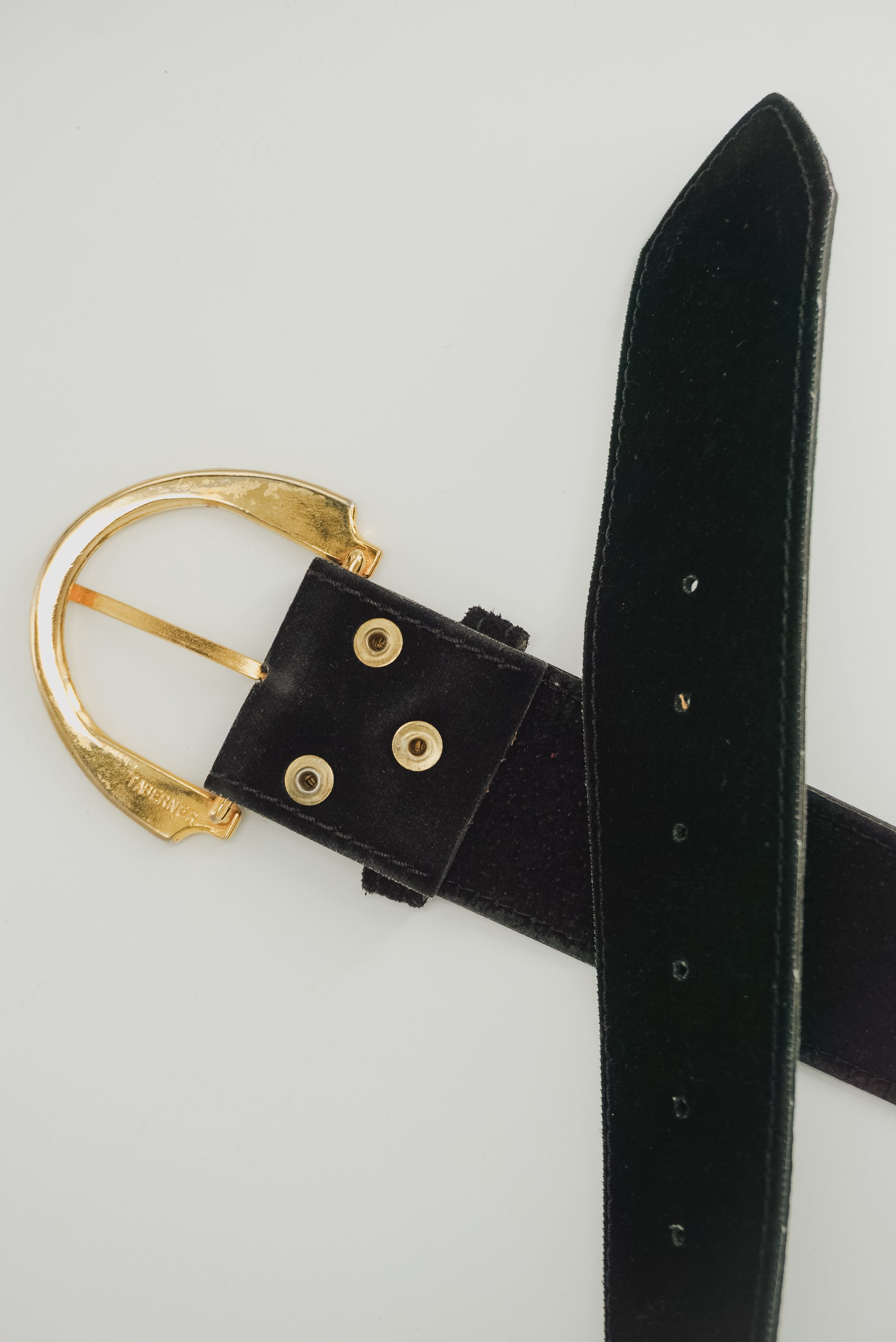 Black Velvet Belt