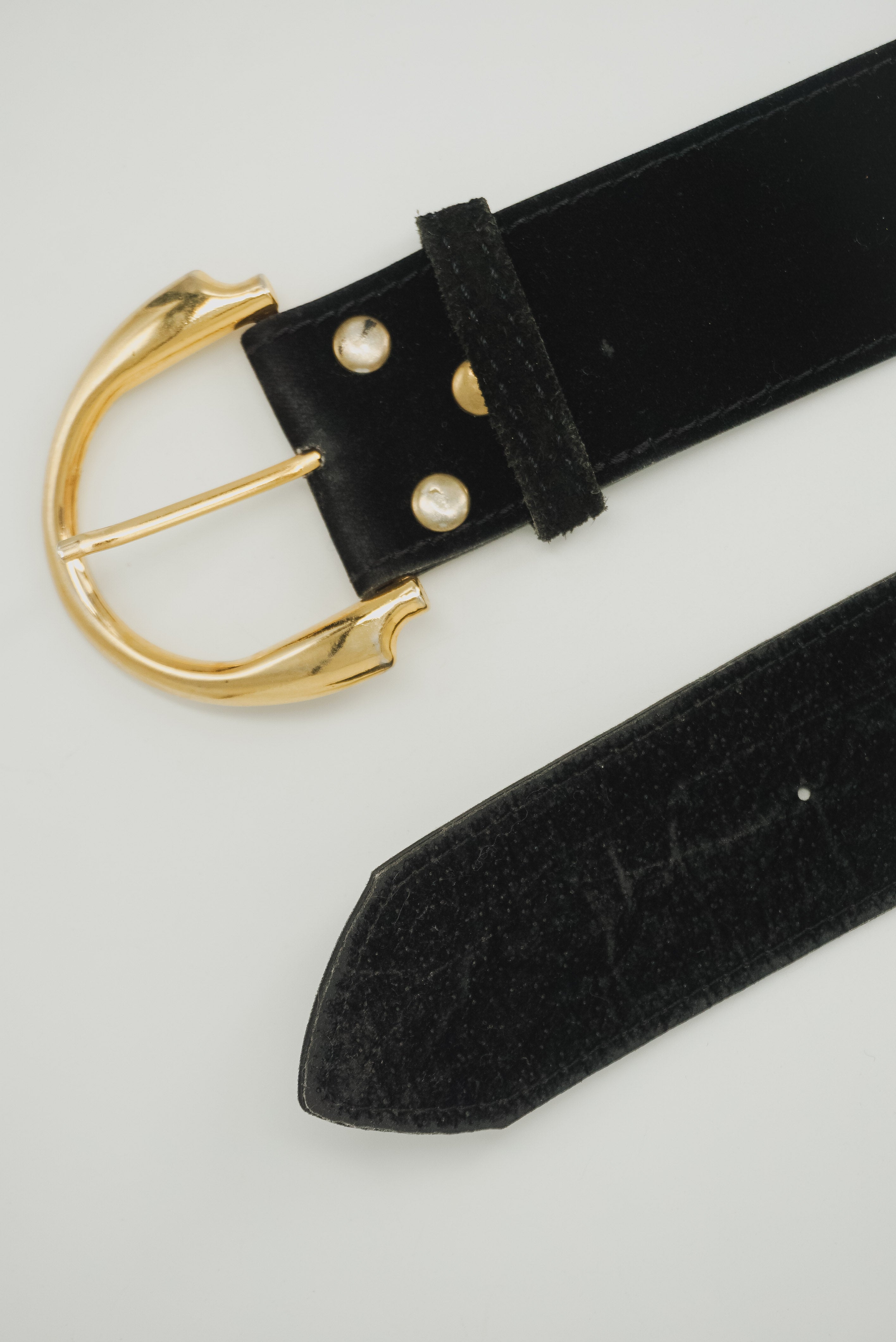 Black Velvet Belt