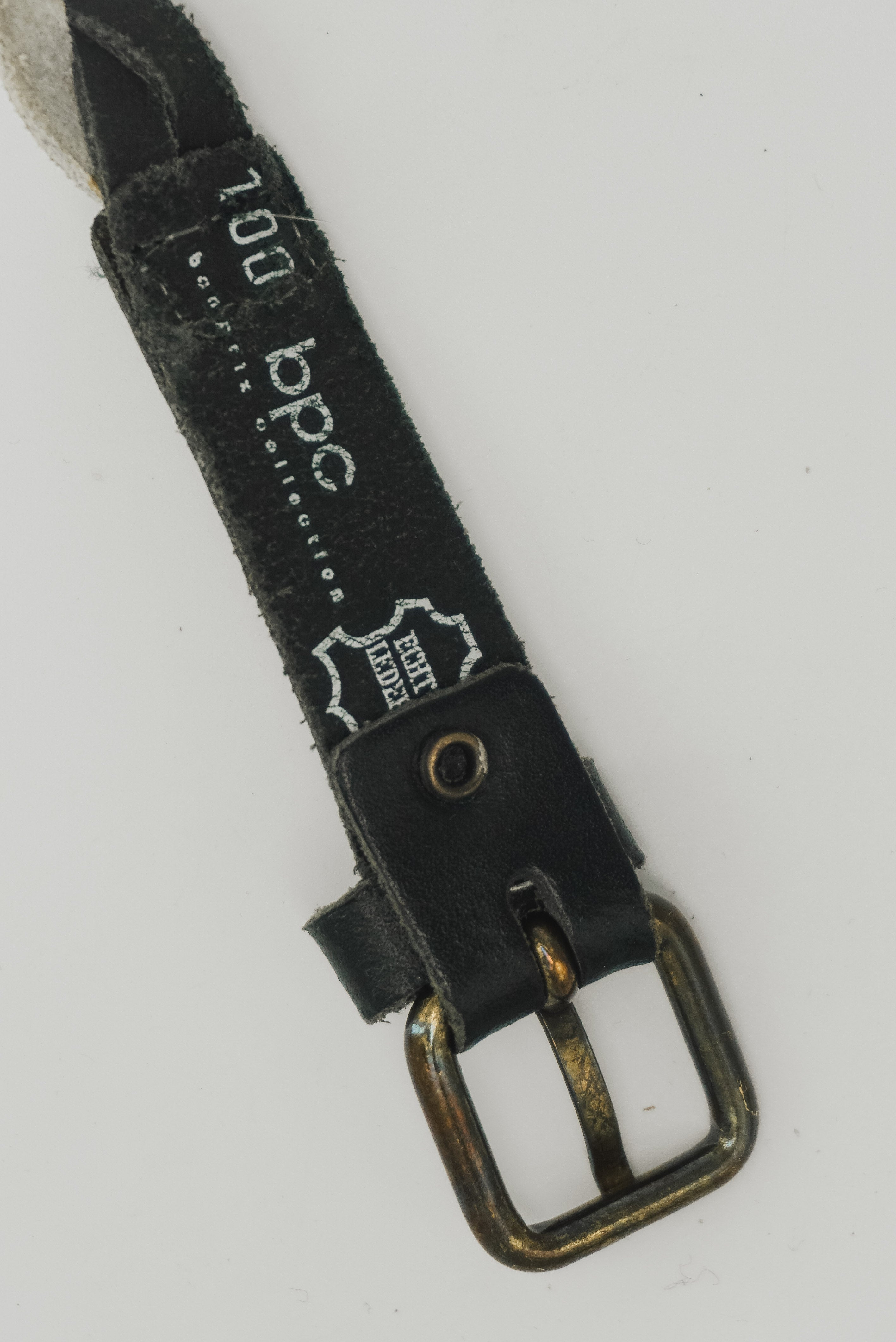 Black & White Braided Belt