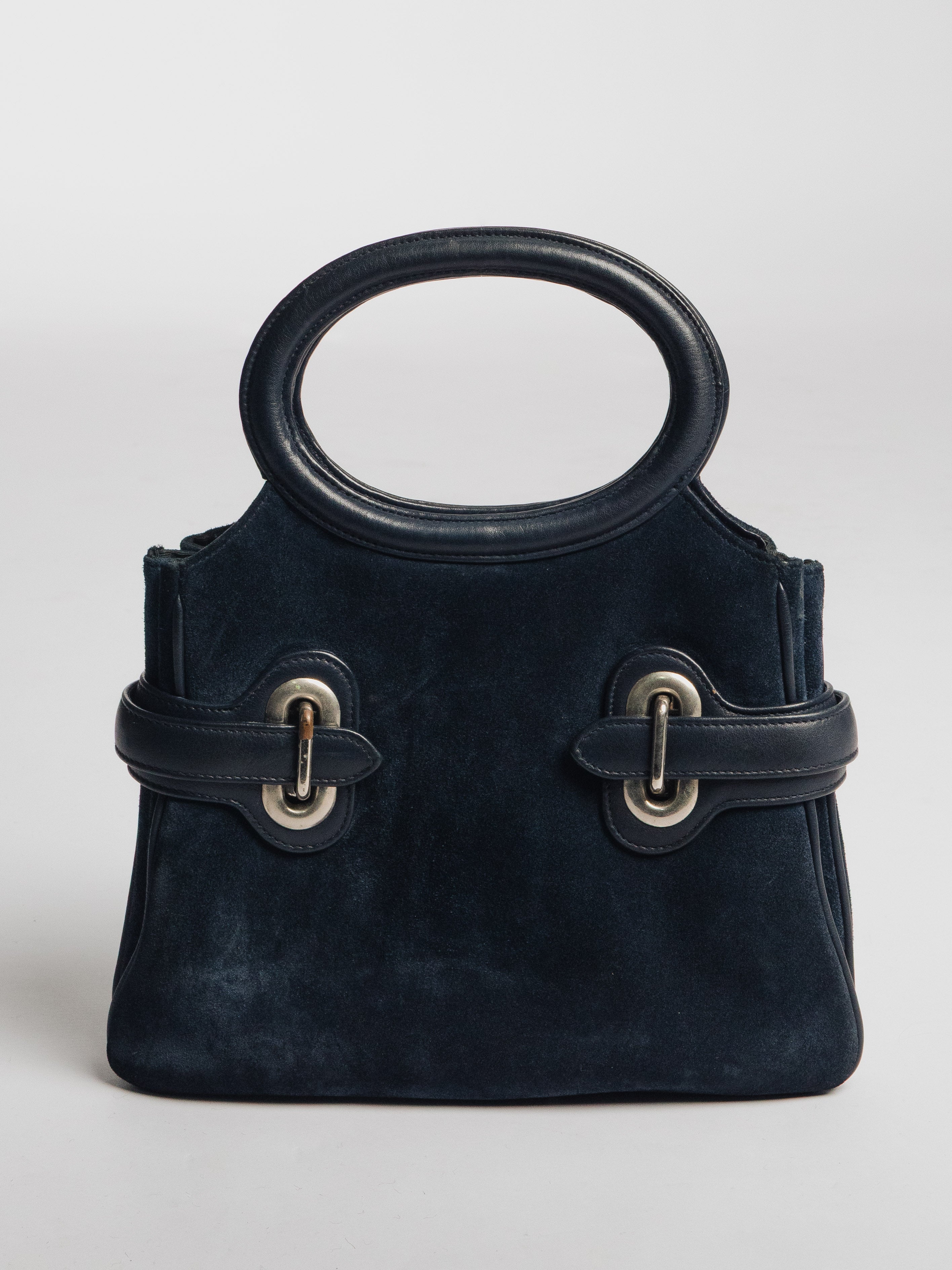 Blue Velvet Bag