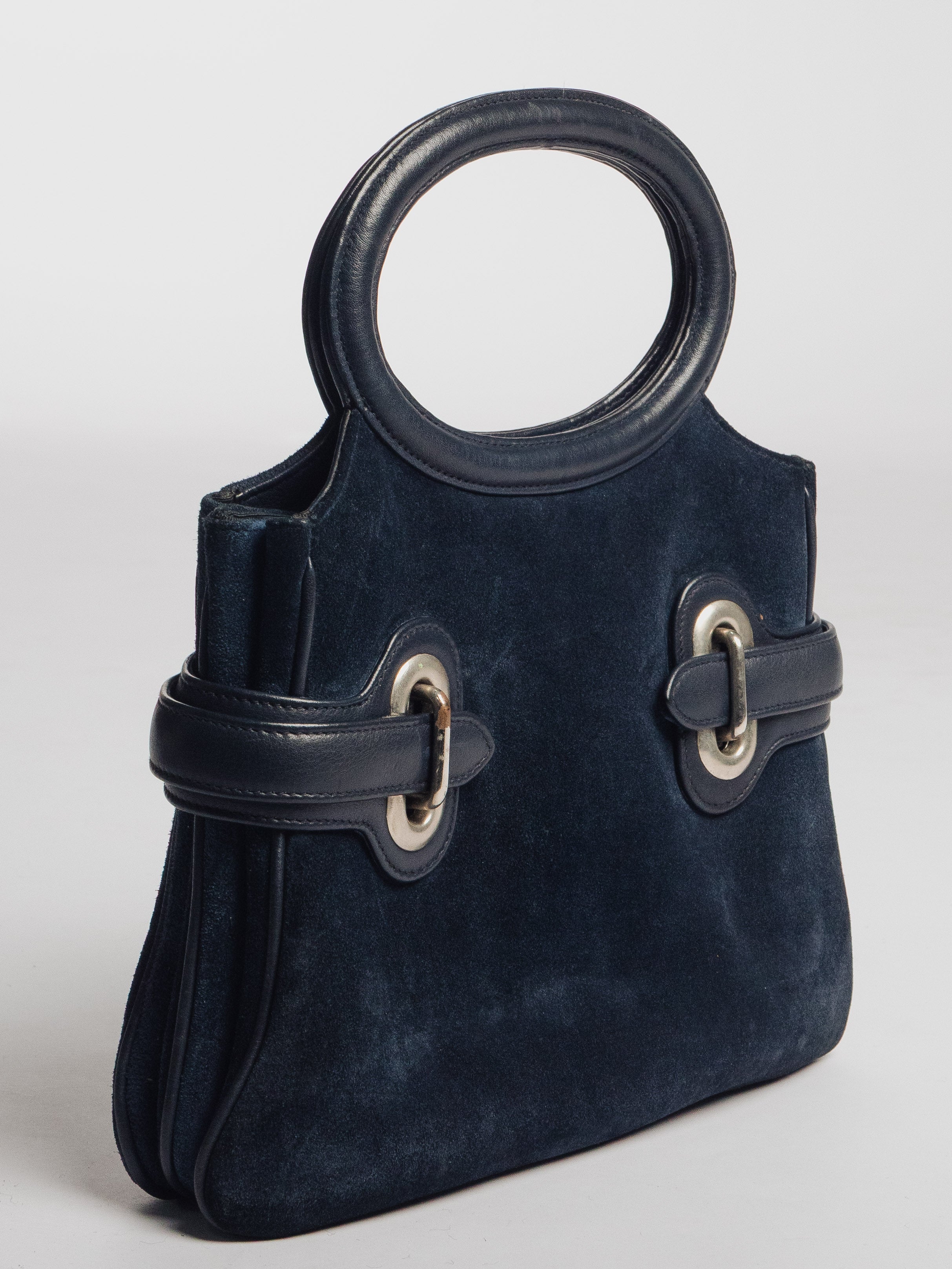 Blue Velvet Bag