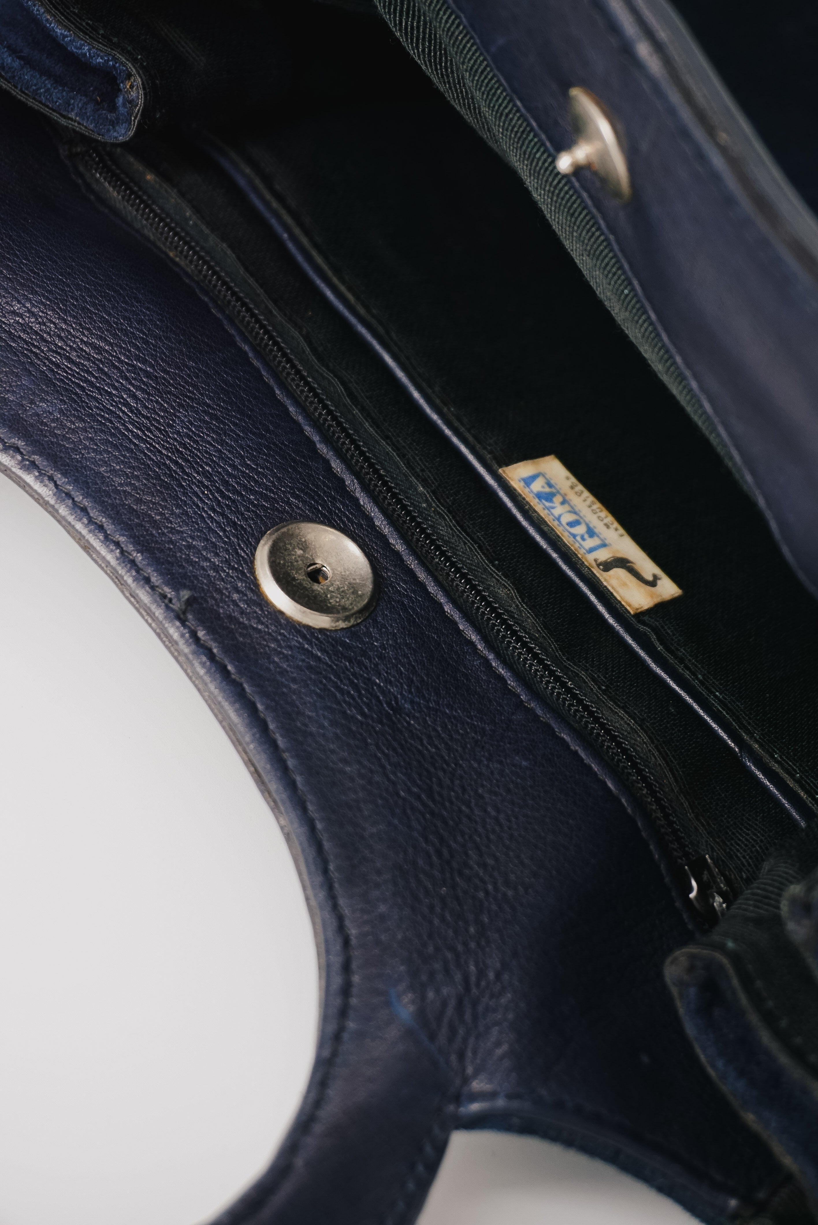 Blue Velvet Bag