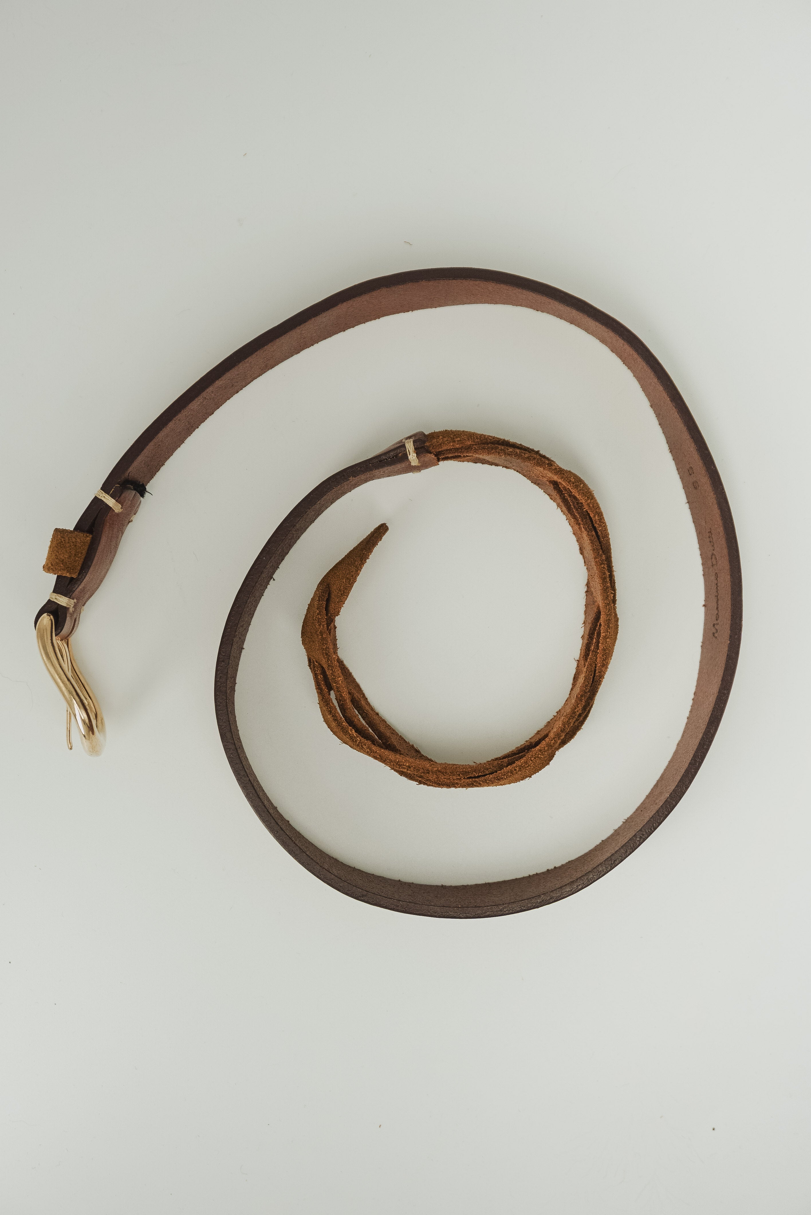 Brown Braided Belt