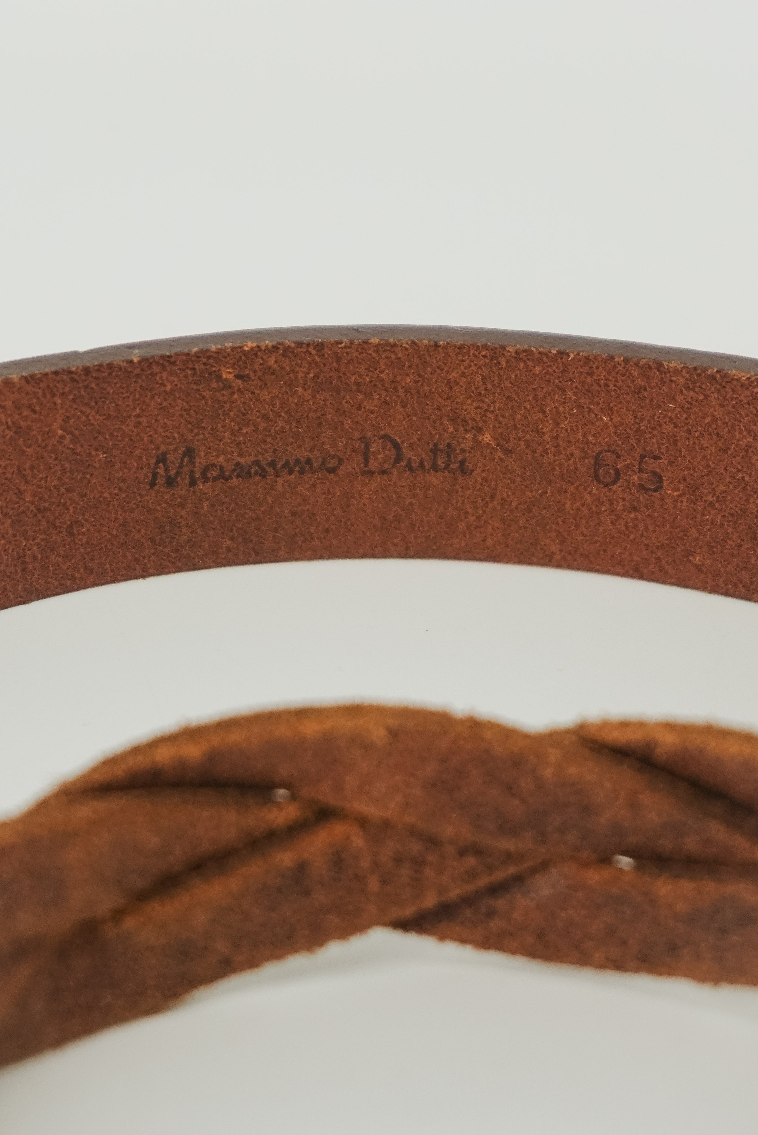 Brown Braided Belt