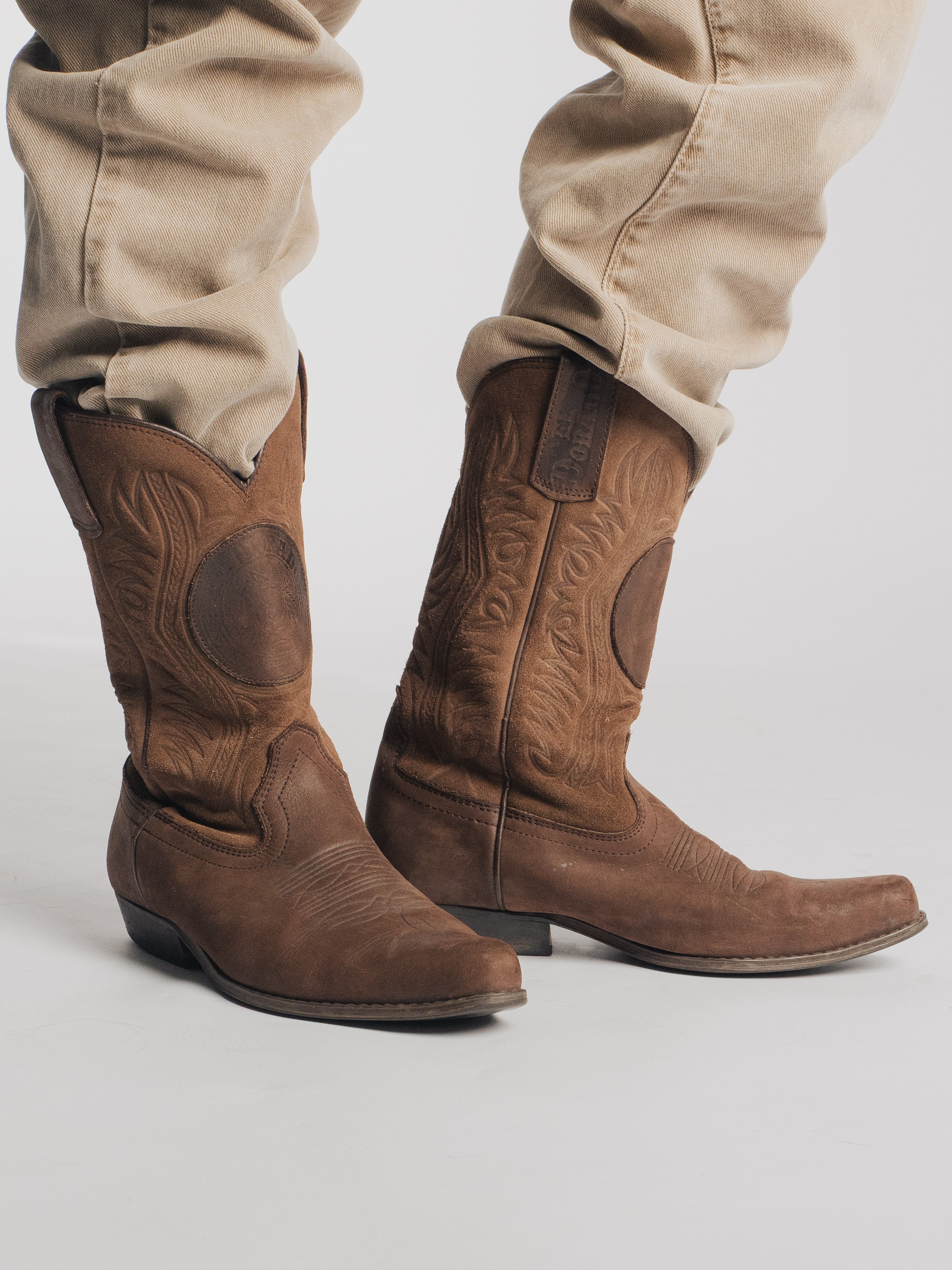 "El Dorado" Brown Cowboy Boots