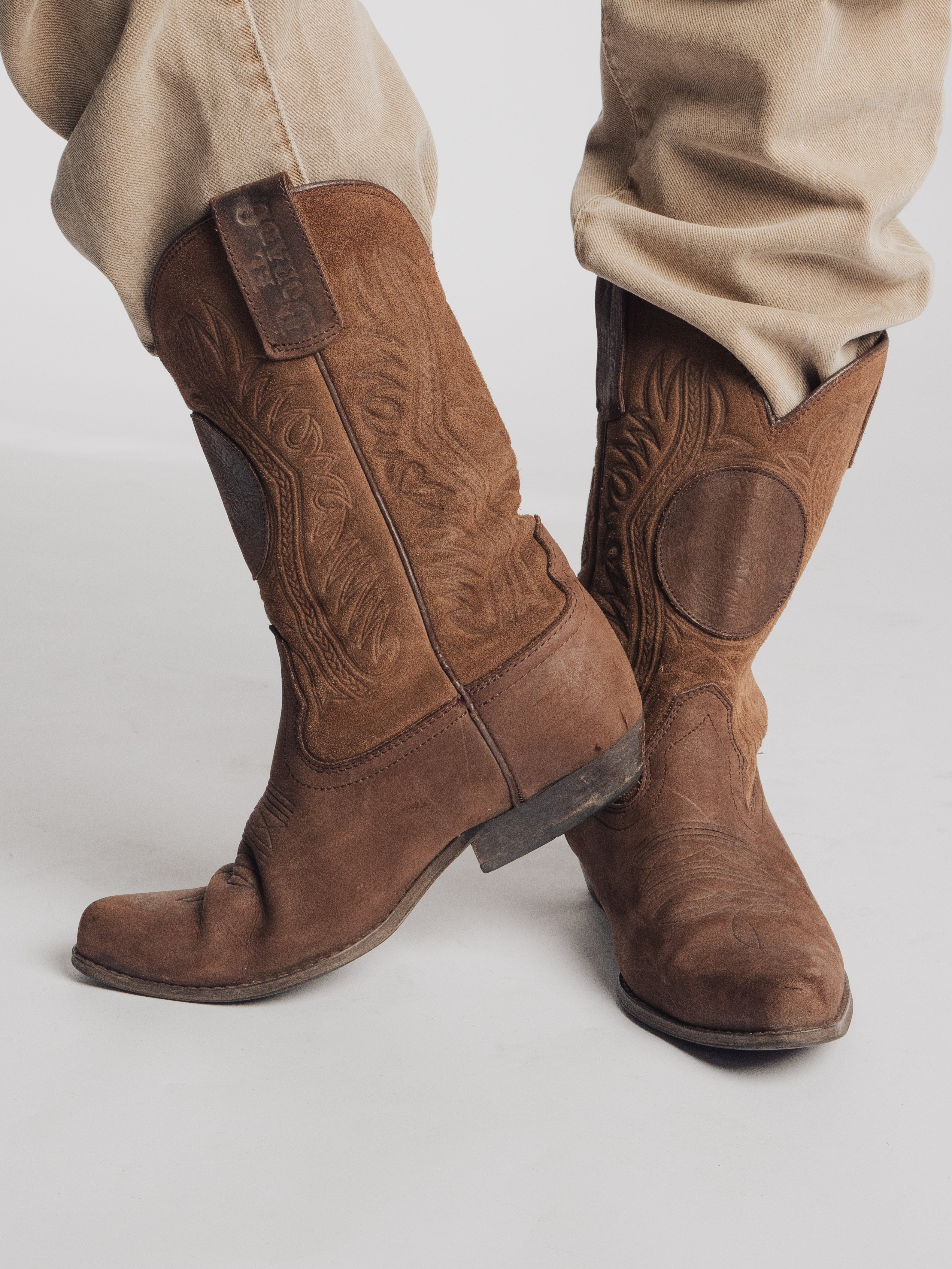 "El Dorado" Brown Cowboy Boots