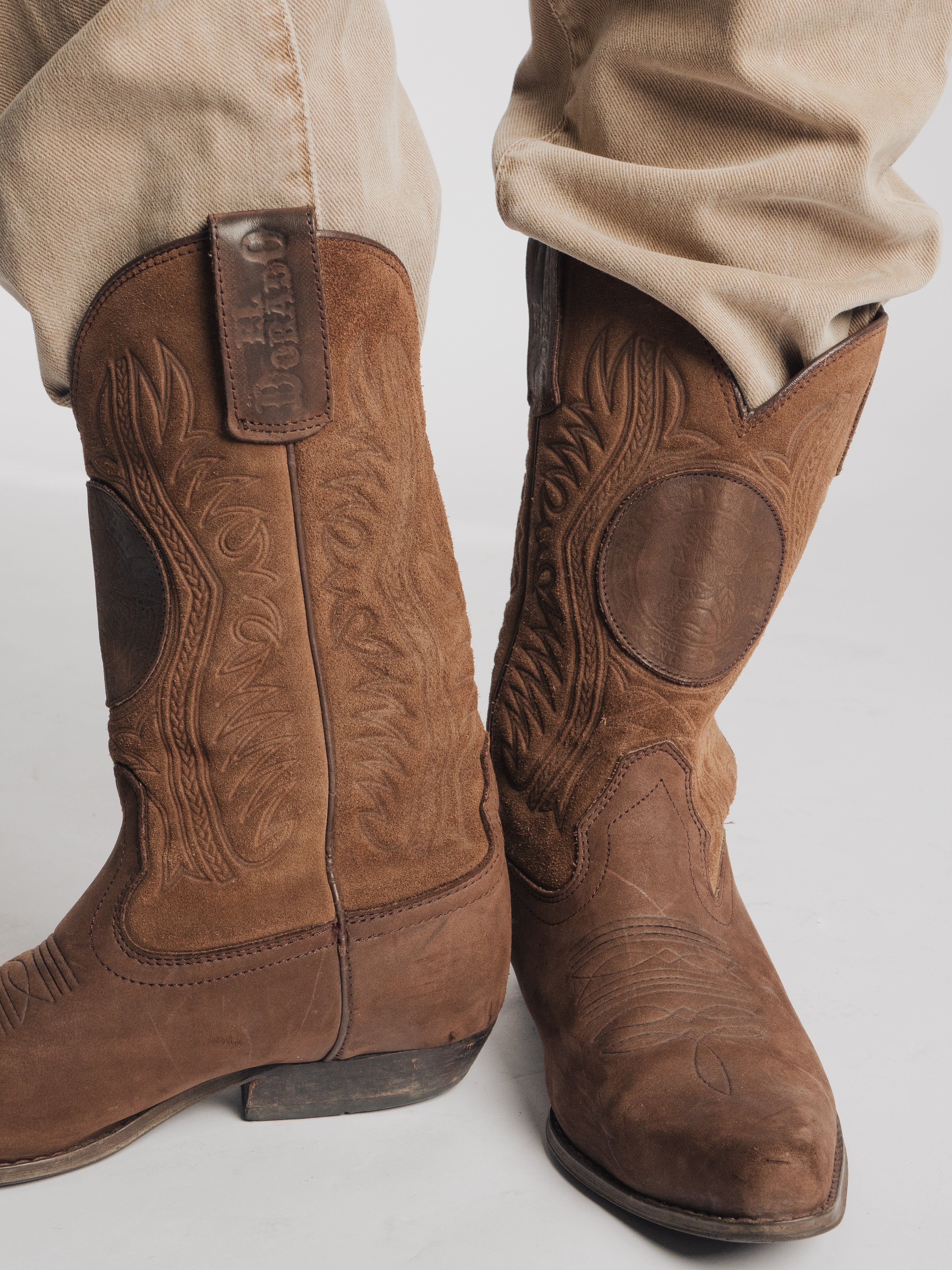 "El Dorado" Brown Cowboy Boots