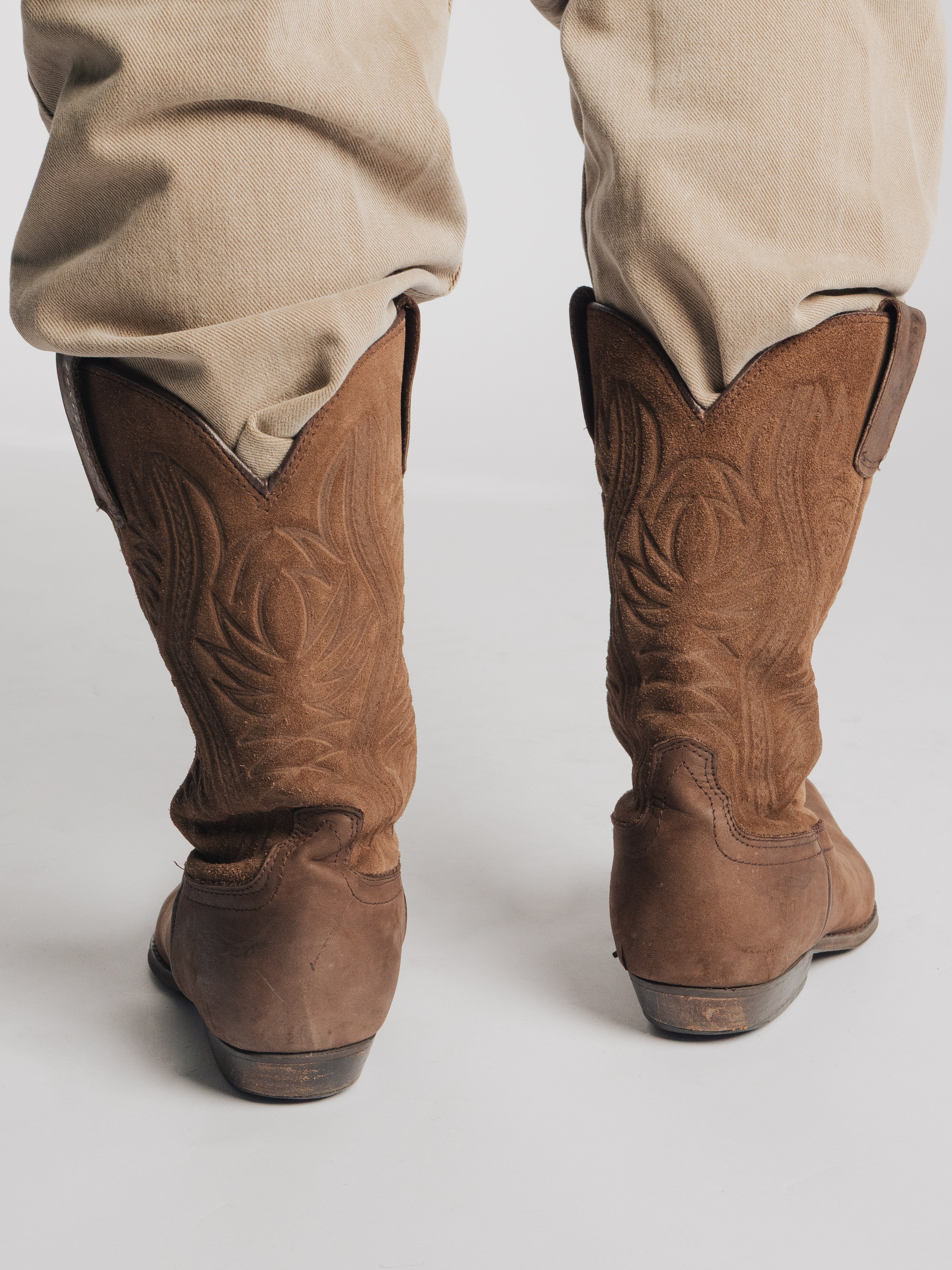"El Dorado" Brown Cowboy Boots