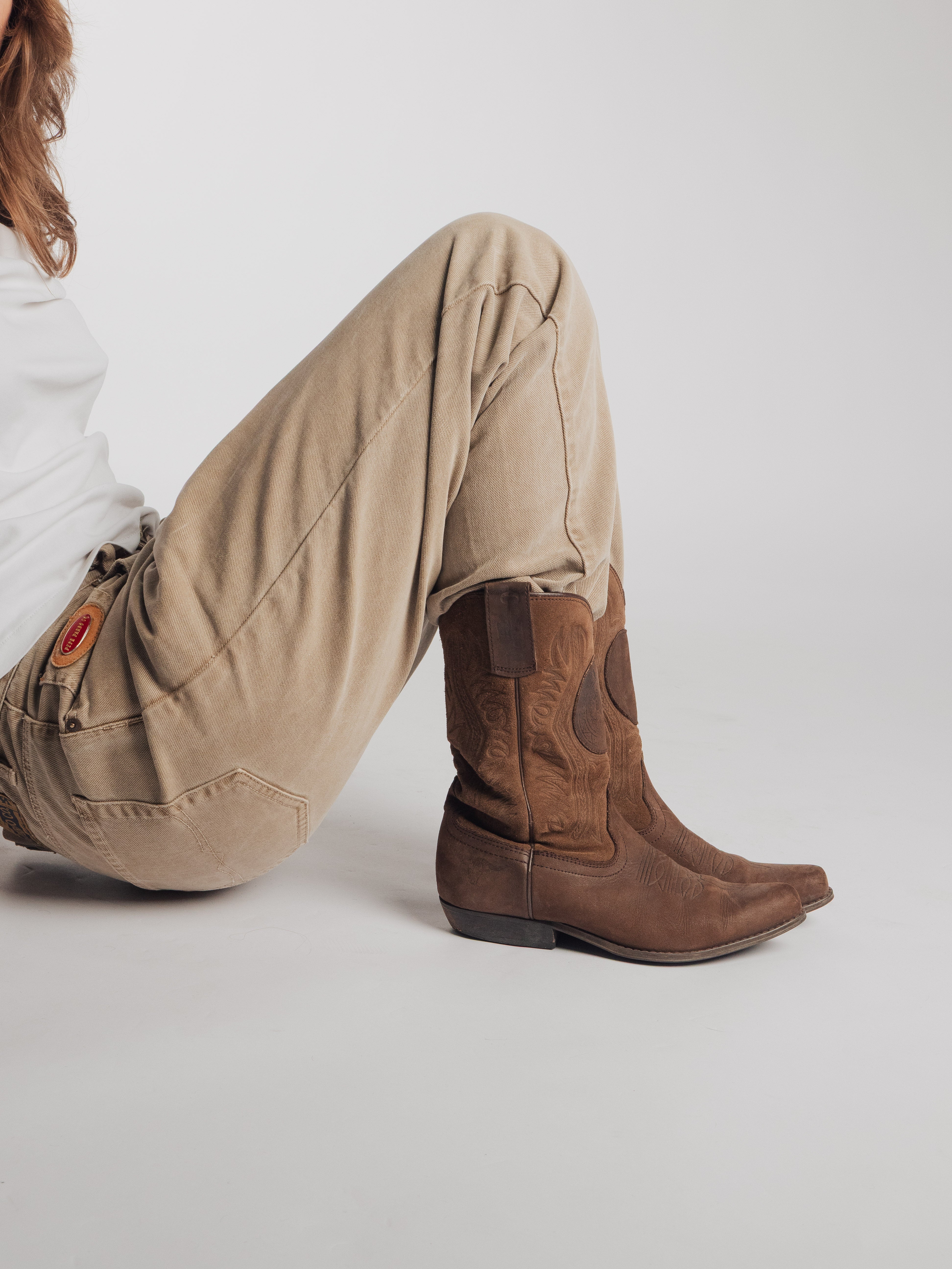 "El Dorado" Brown Cowboy Boots