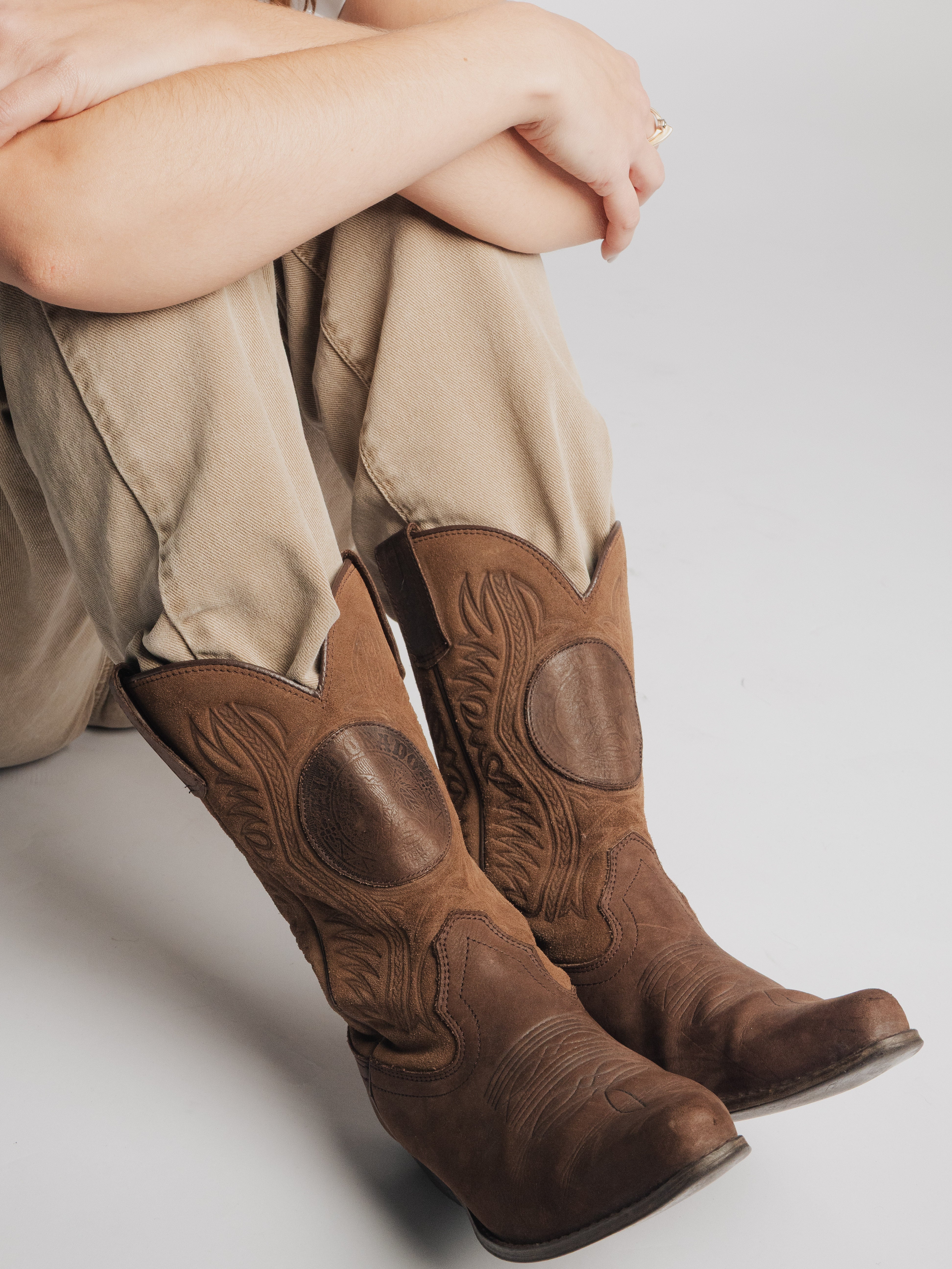 "El Dorado" Brown Cowboy Boots