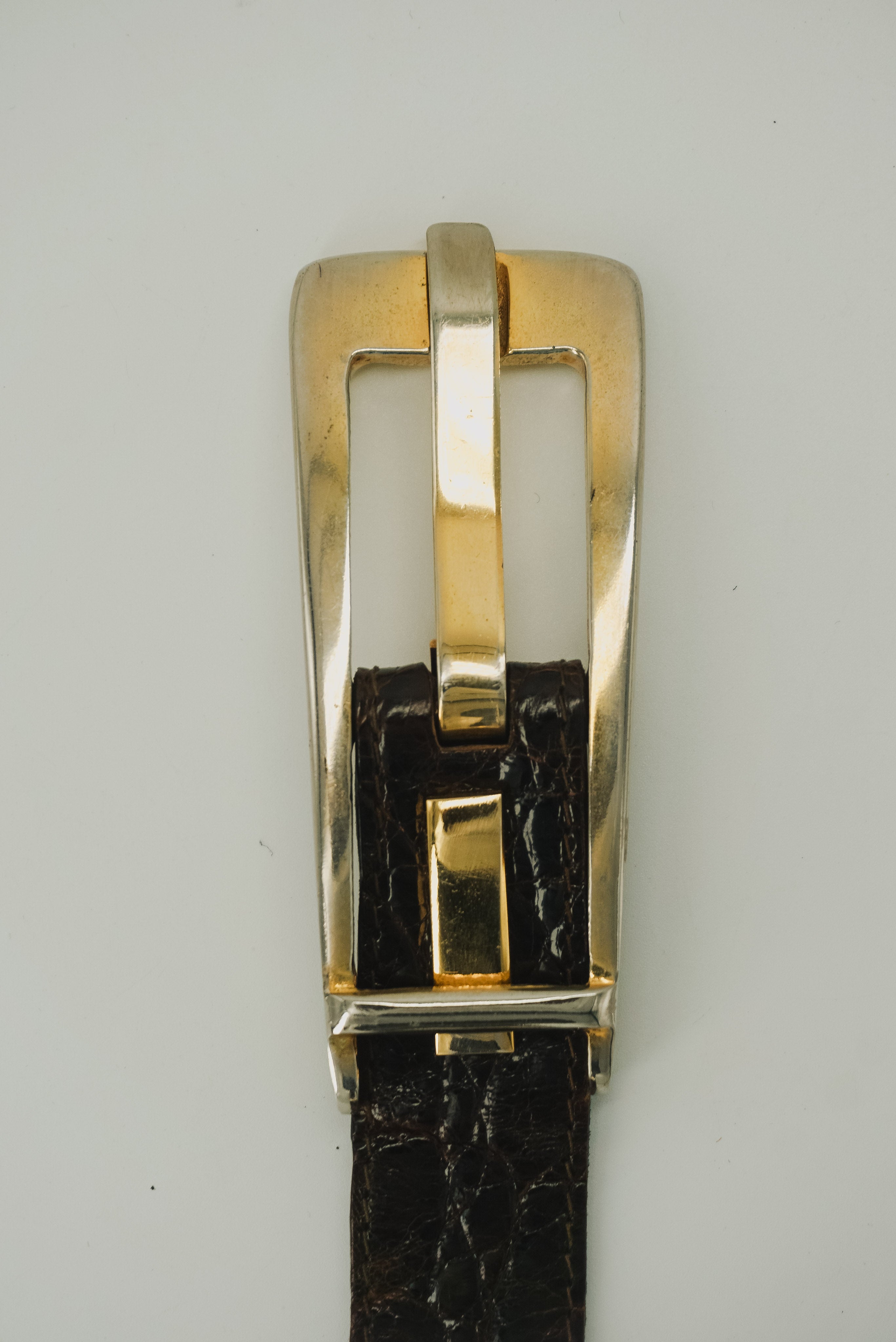 Crocodile Leather Belt