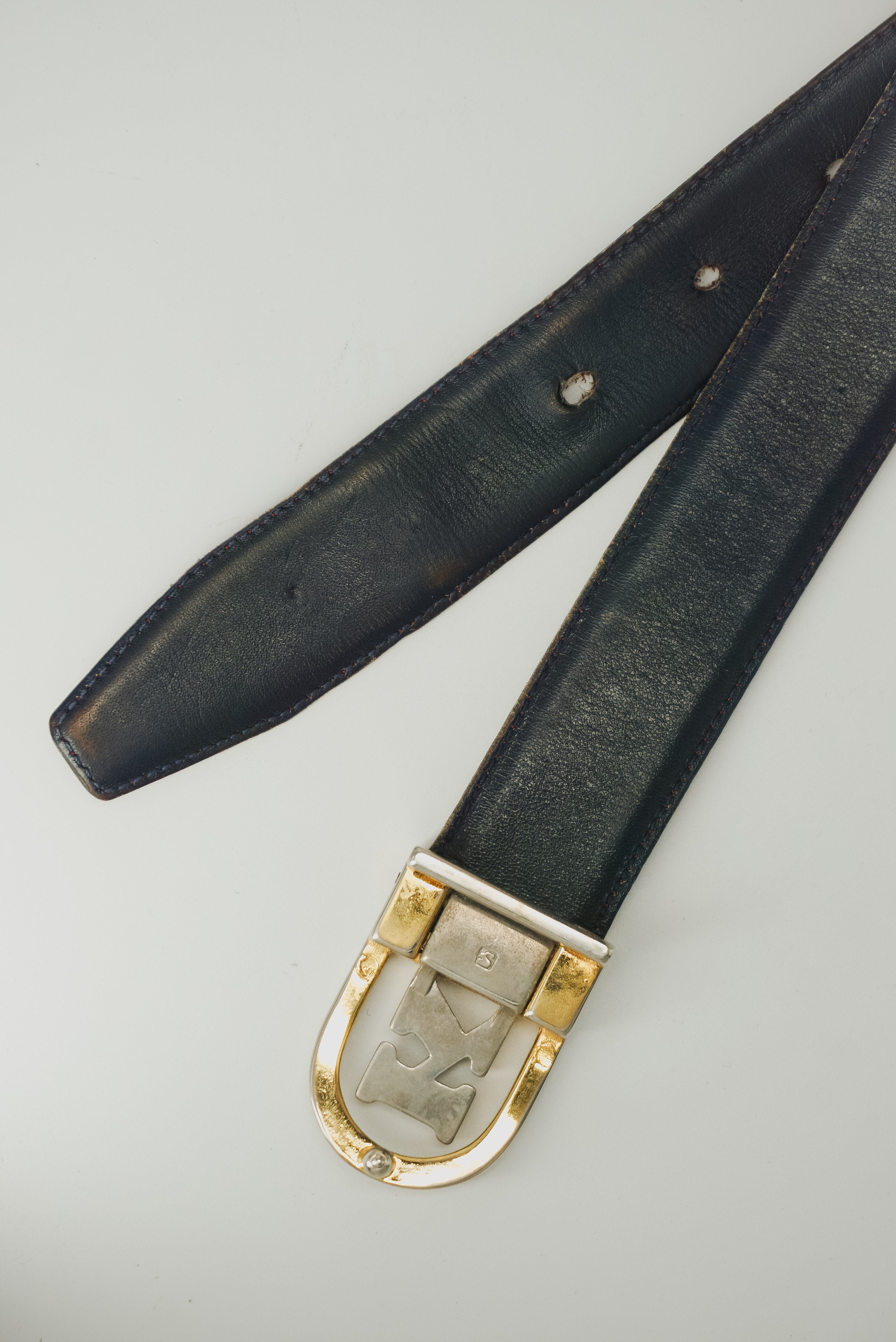 Burgundy Leather Belt