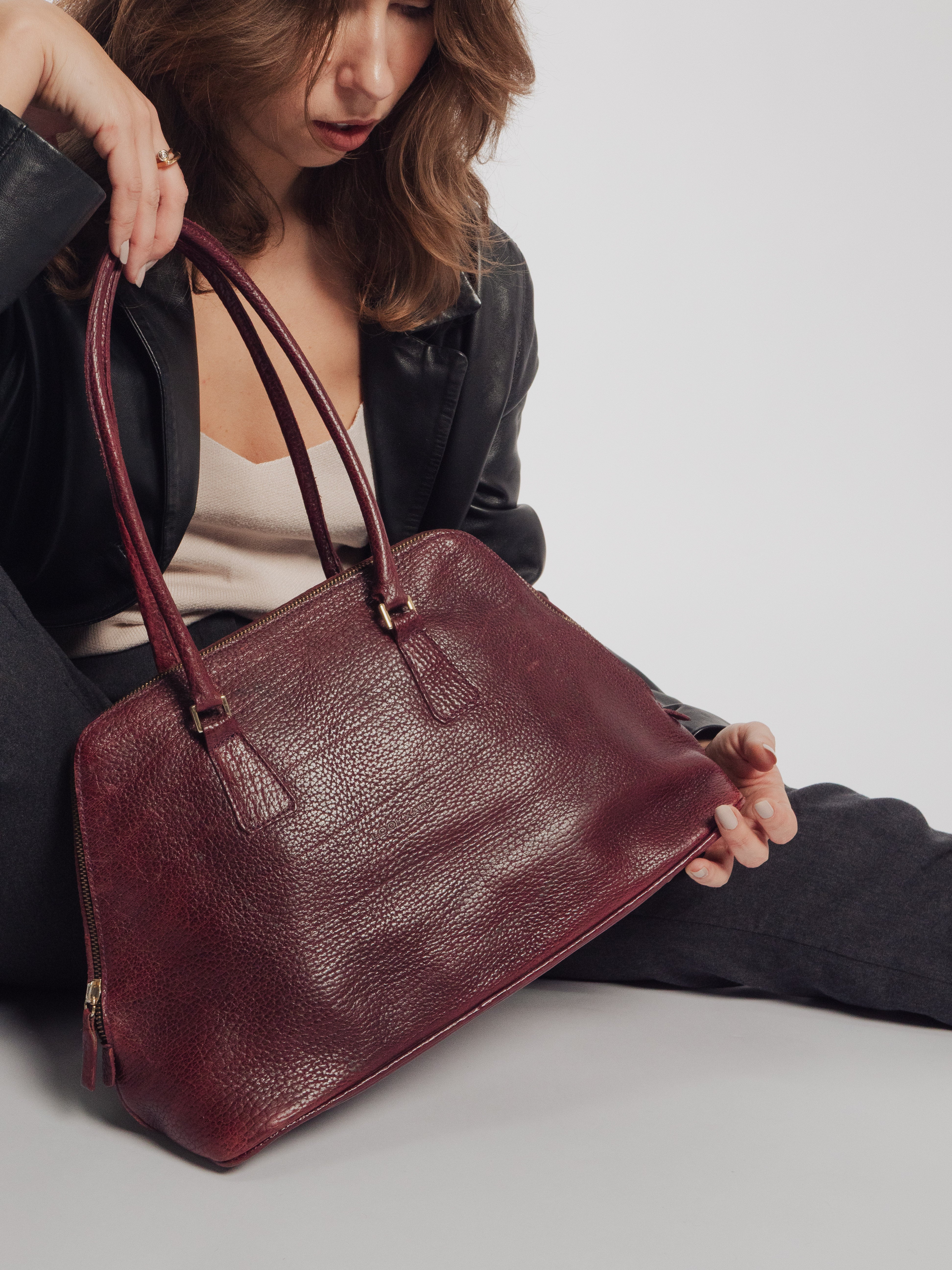 Burgundy Handbag