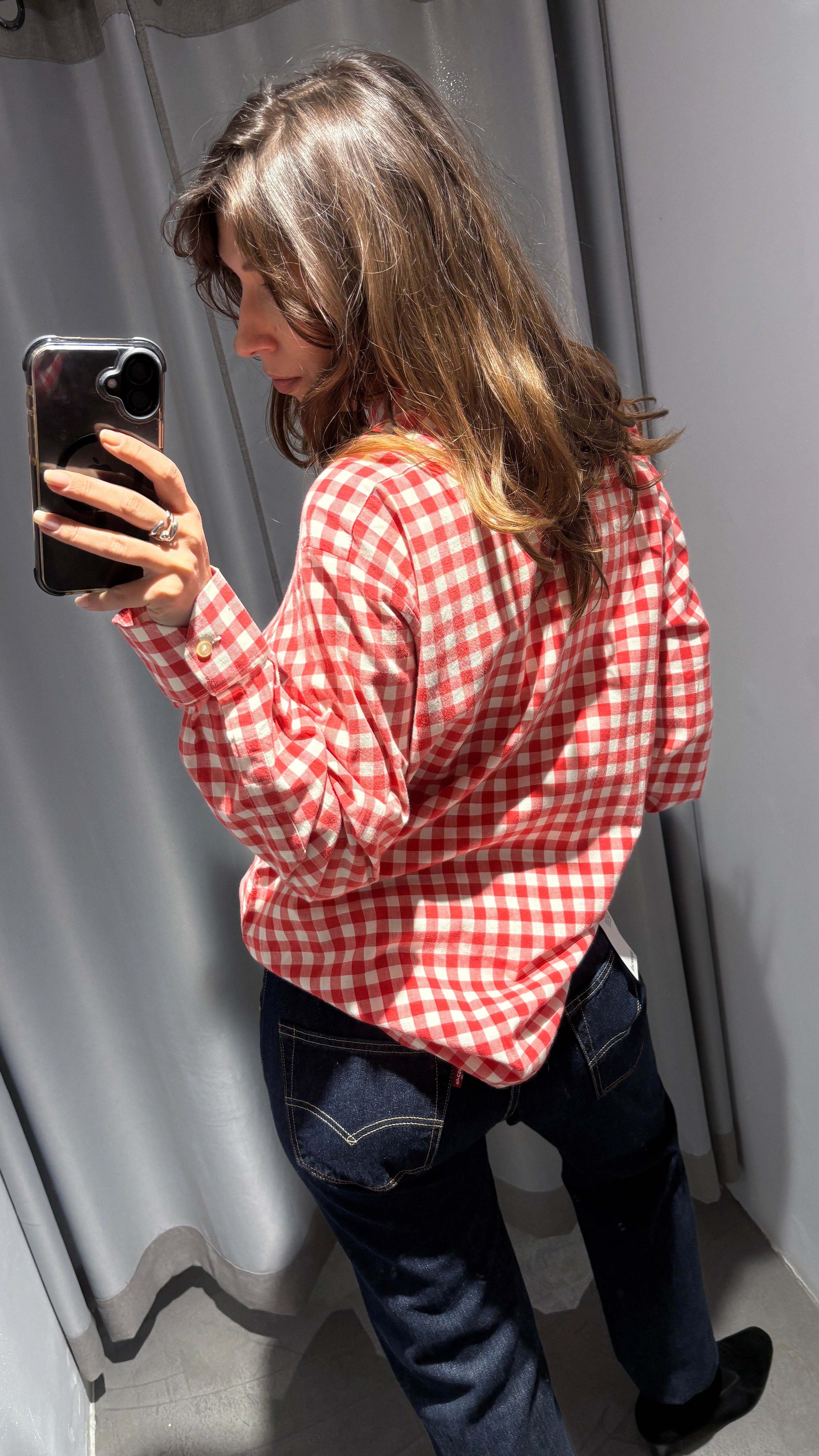 Vintage plaid cotton shirt
