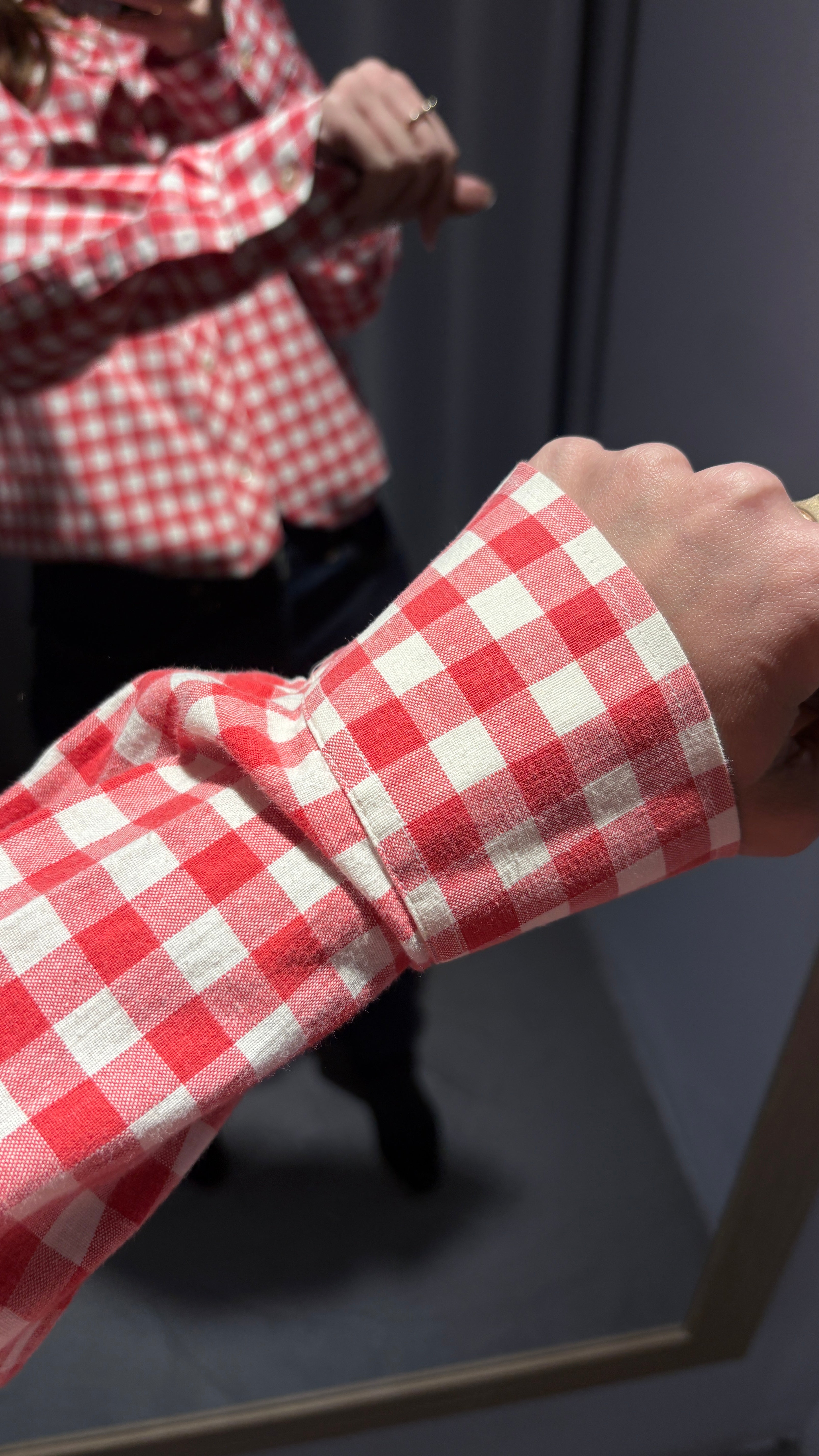 Vintage plaid cotton shirt