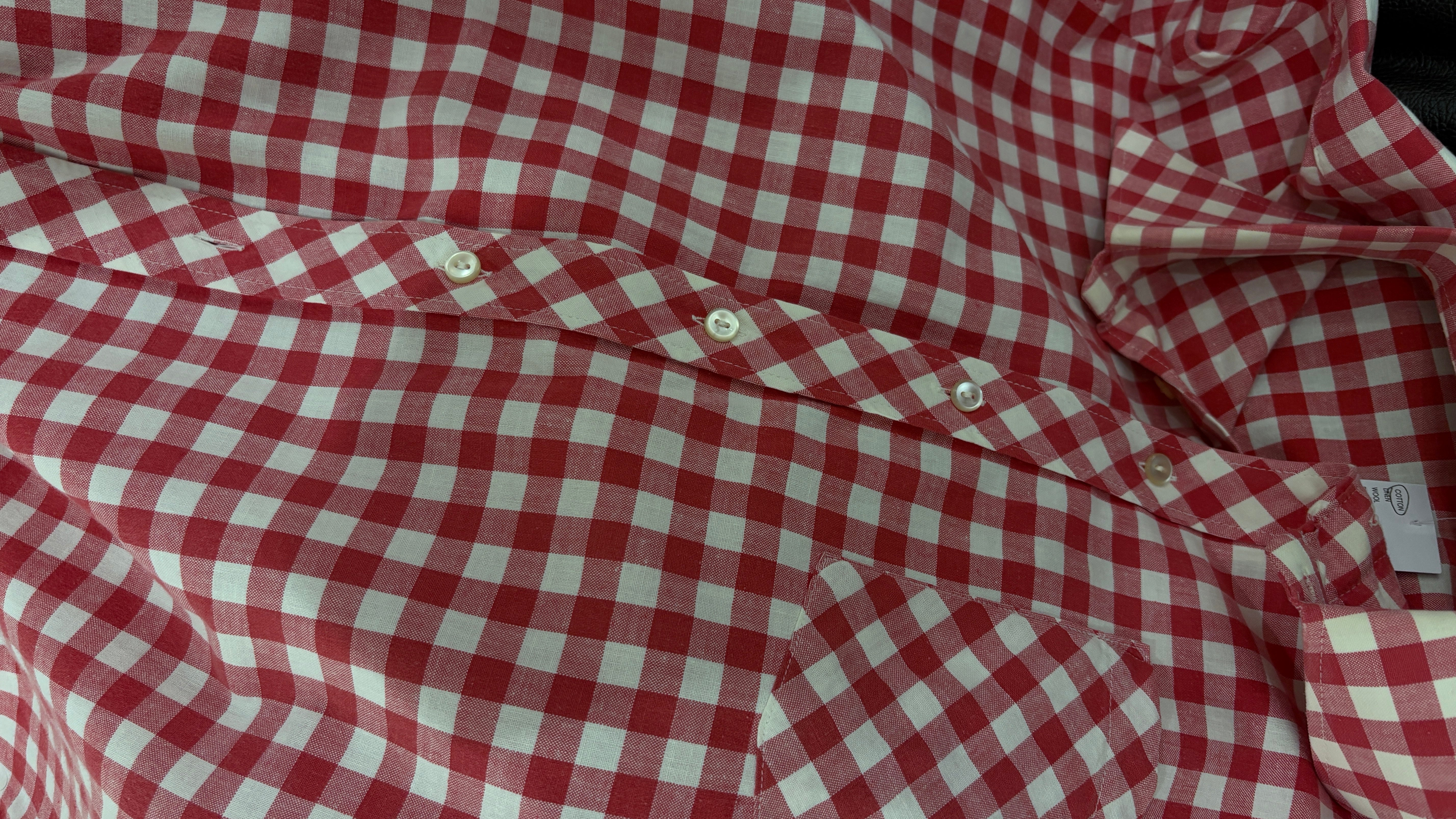 Vintage plaid cotton shirt