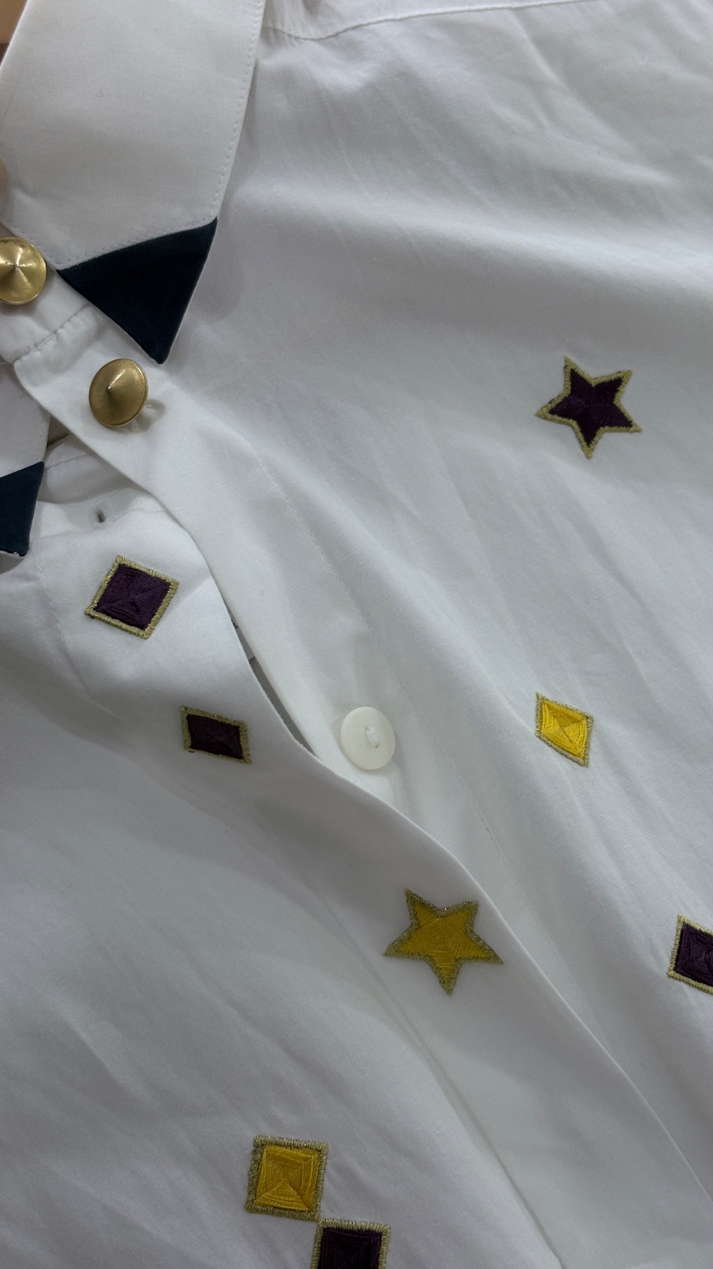 White cotton blouse