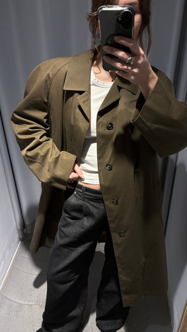 Oversized vintage trench coat