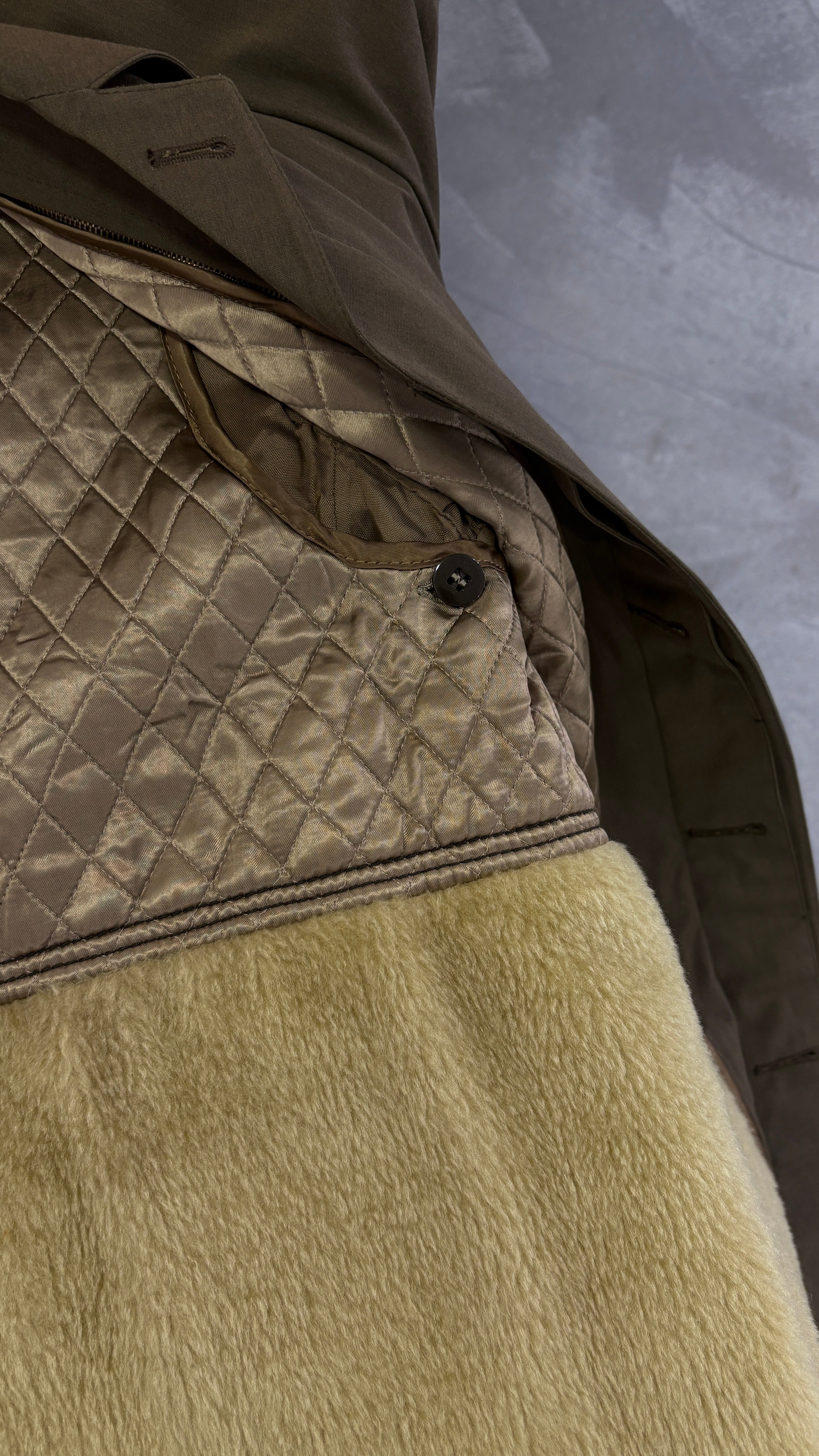 Oversized vintage trench coat