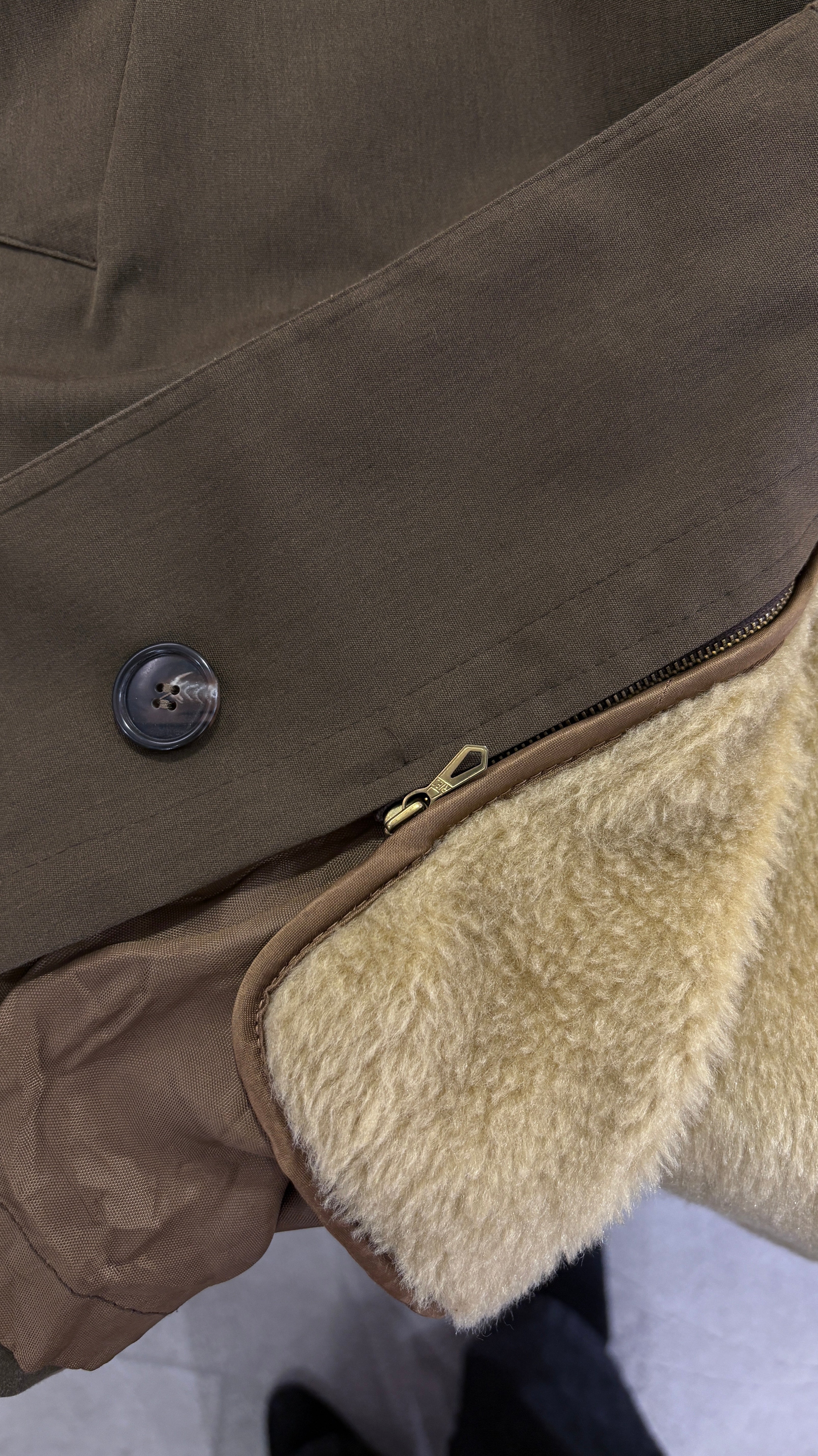 Oversized vintage trench coat