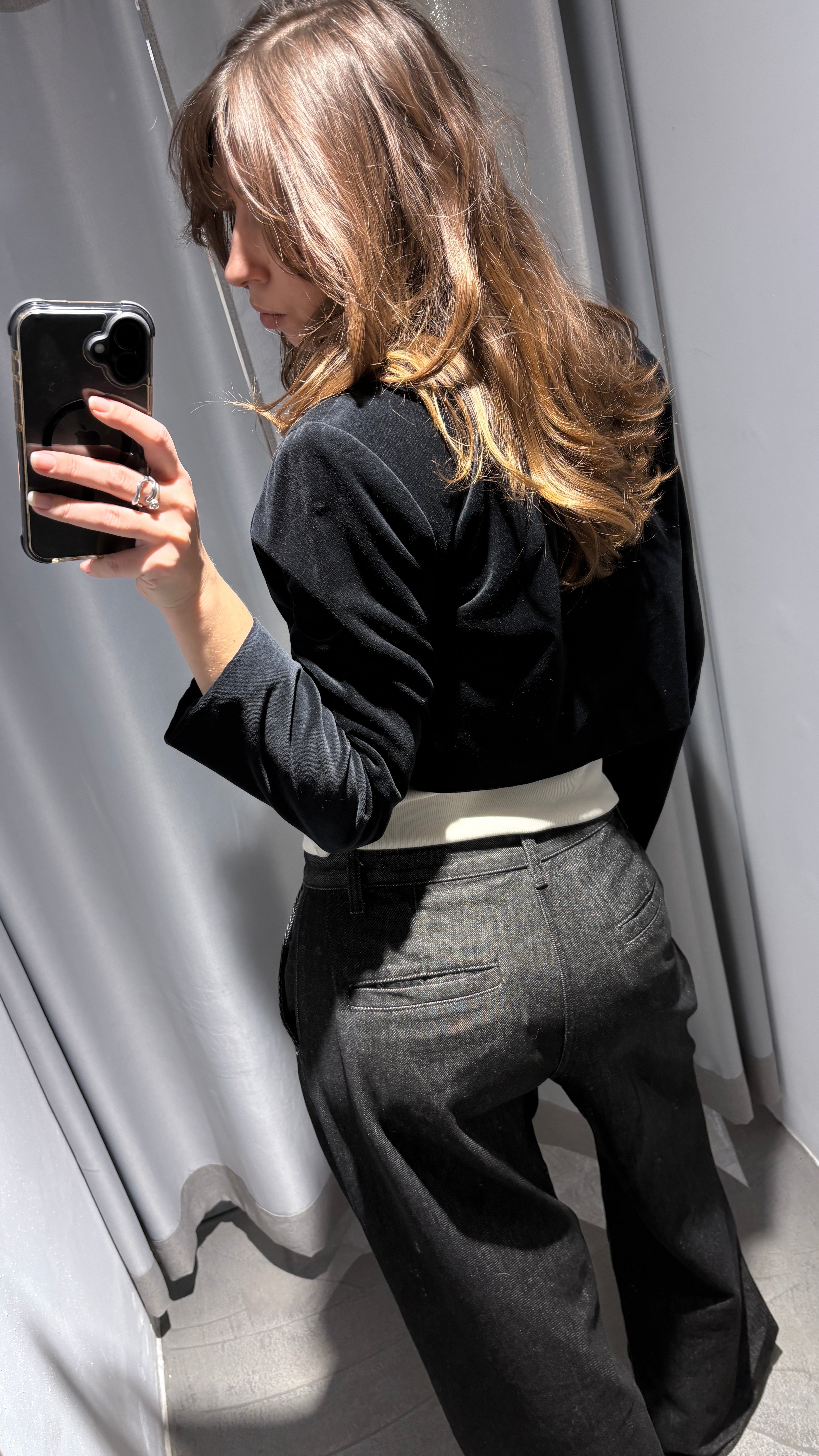 Vintage velvet bolero jacket