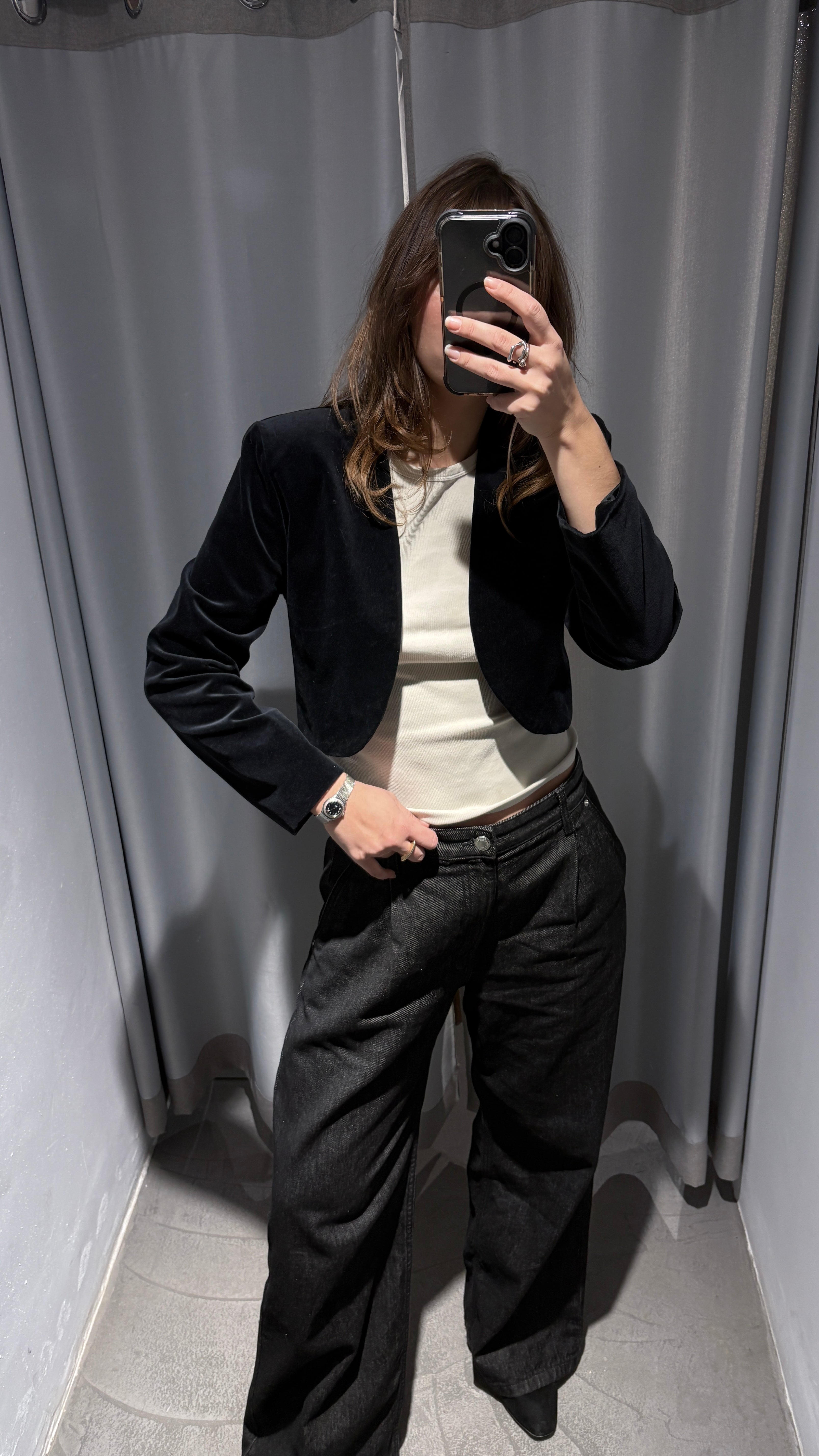 Vintage velvet bolero jacket