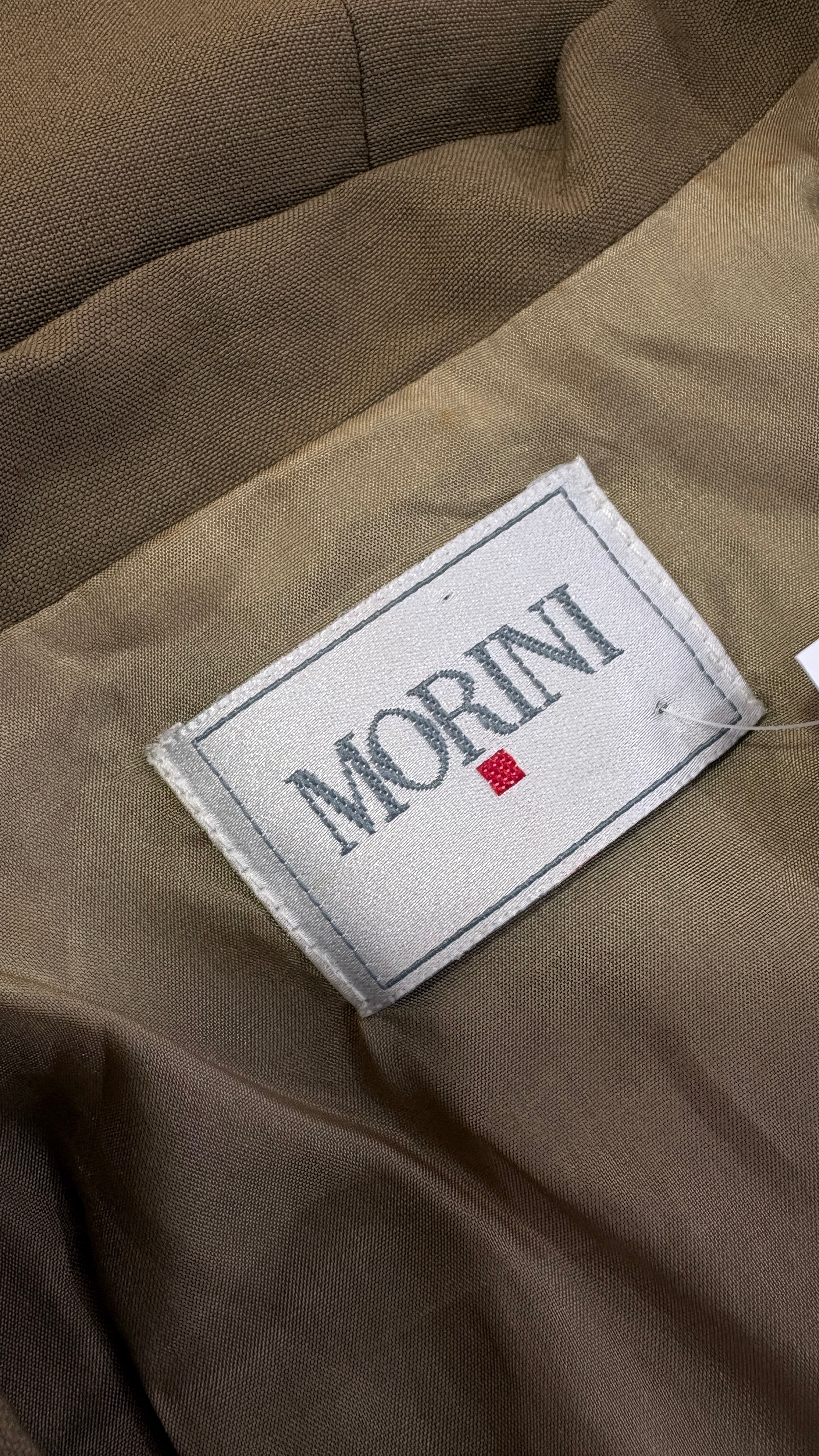 Vintage linen cropped blazer