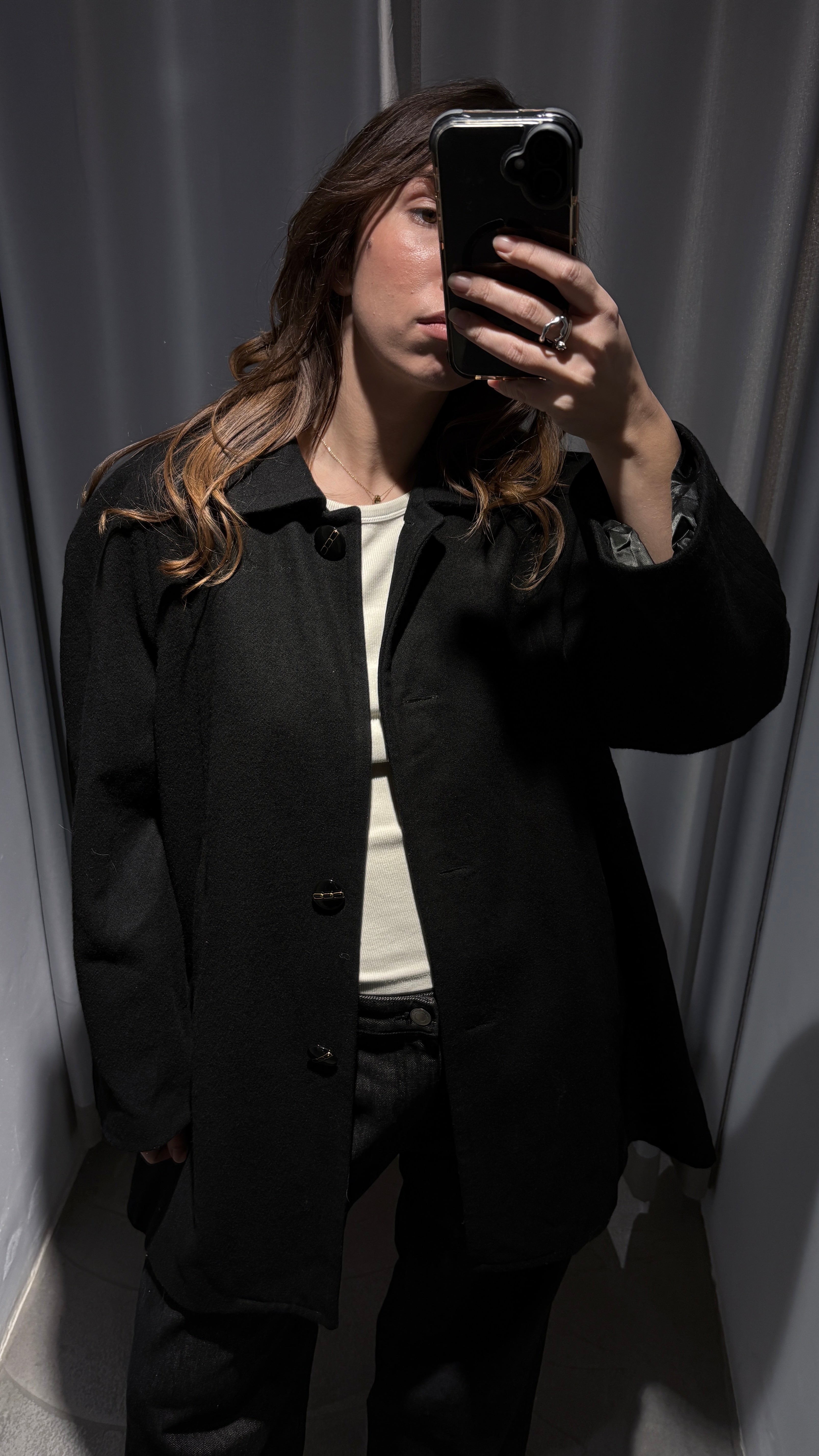 Vintage mid-length wool coat