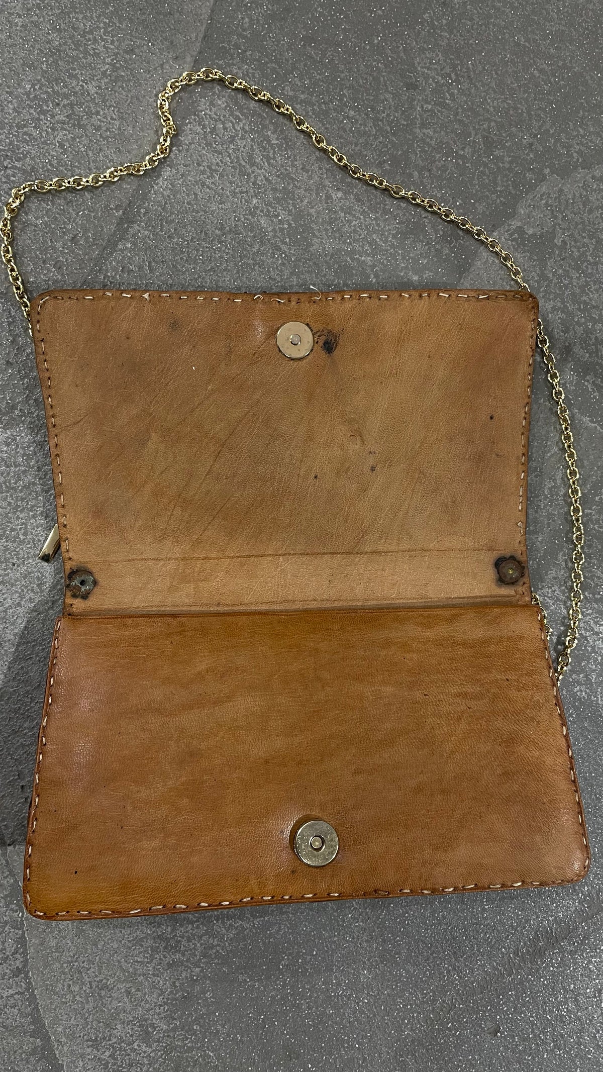 Vintage 70s snakeskin crossbody bag