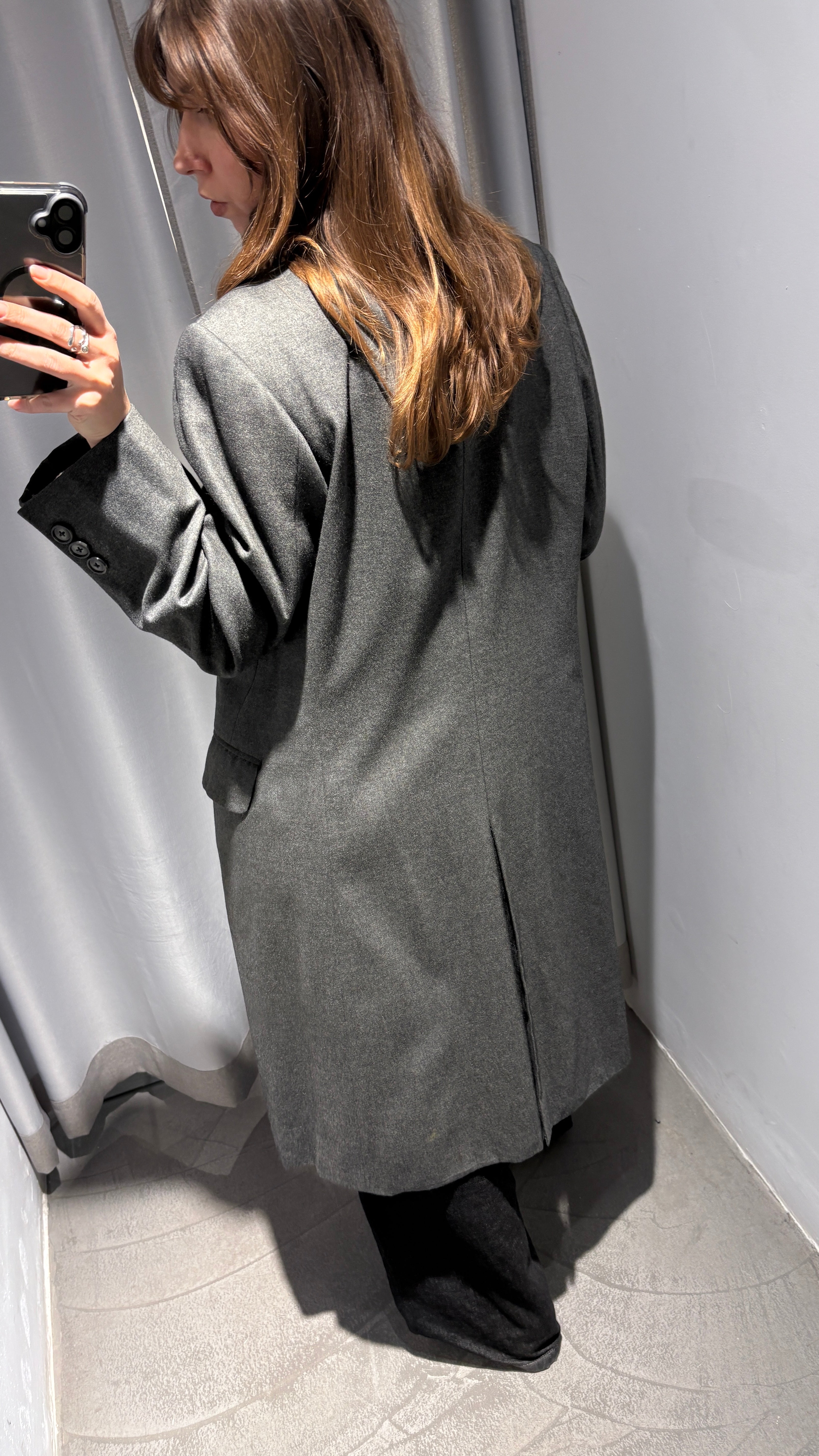 Vintage hand tailored cashmere coat