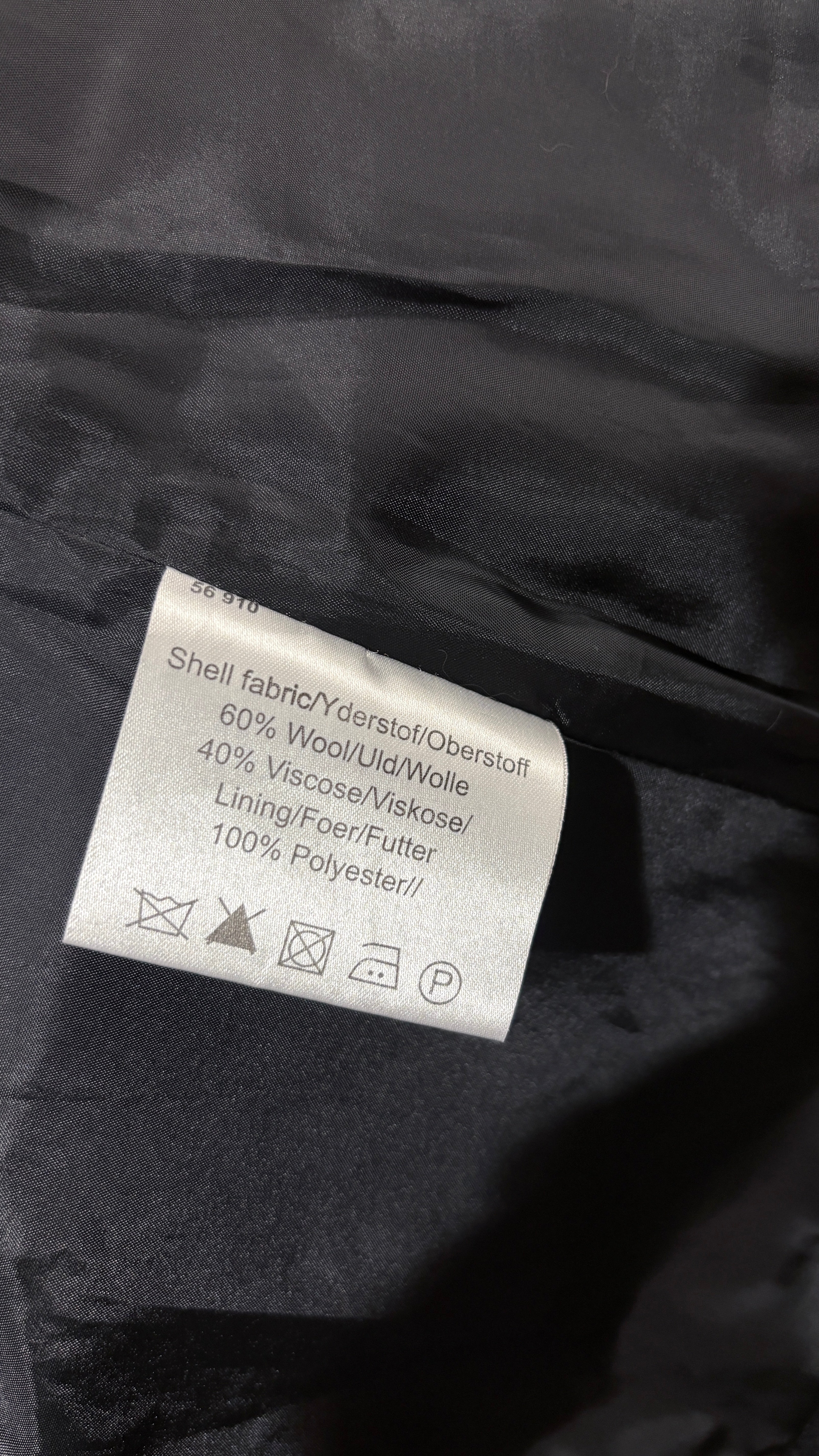 Vintage dark gray wool jacket