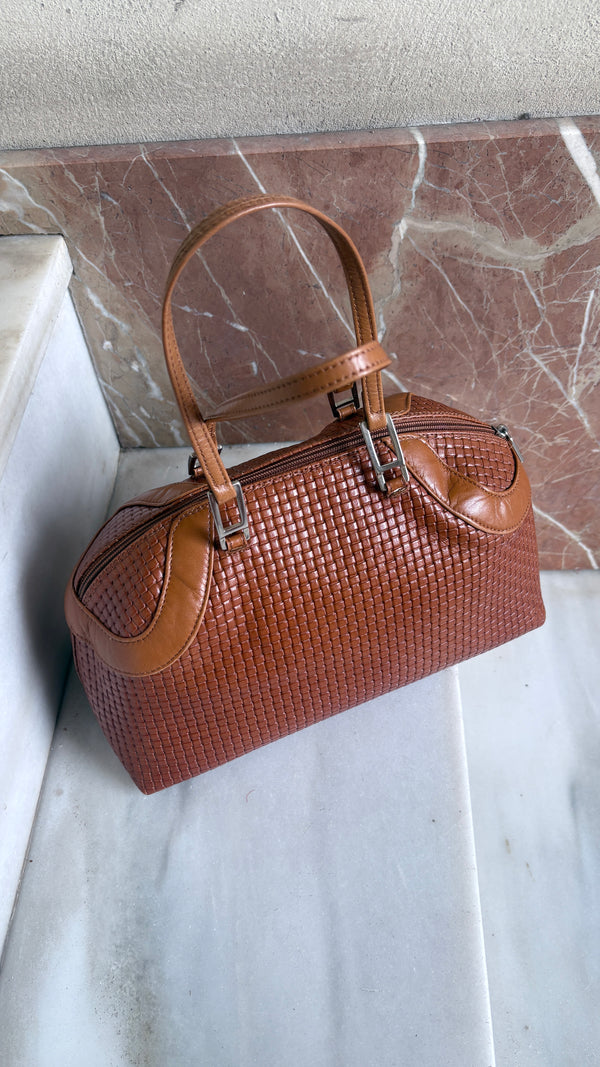 Natural leather bag Carmel
