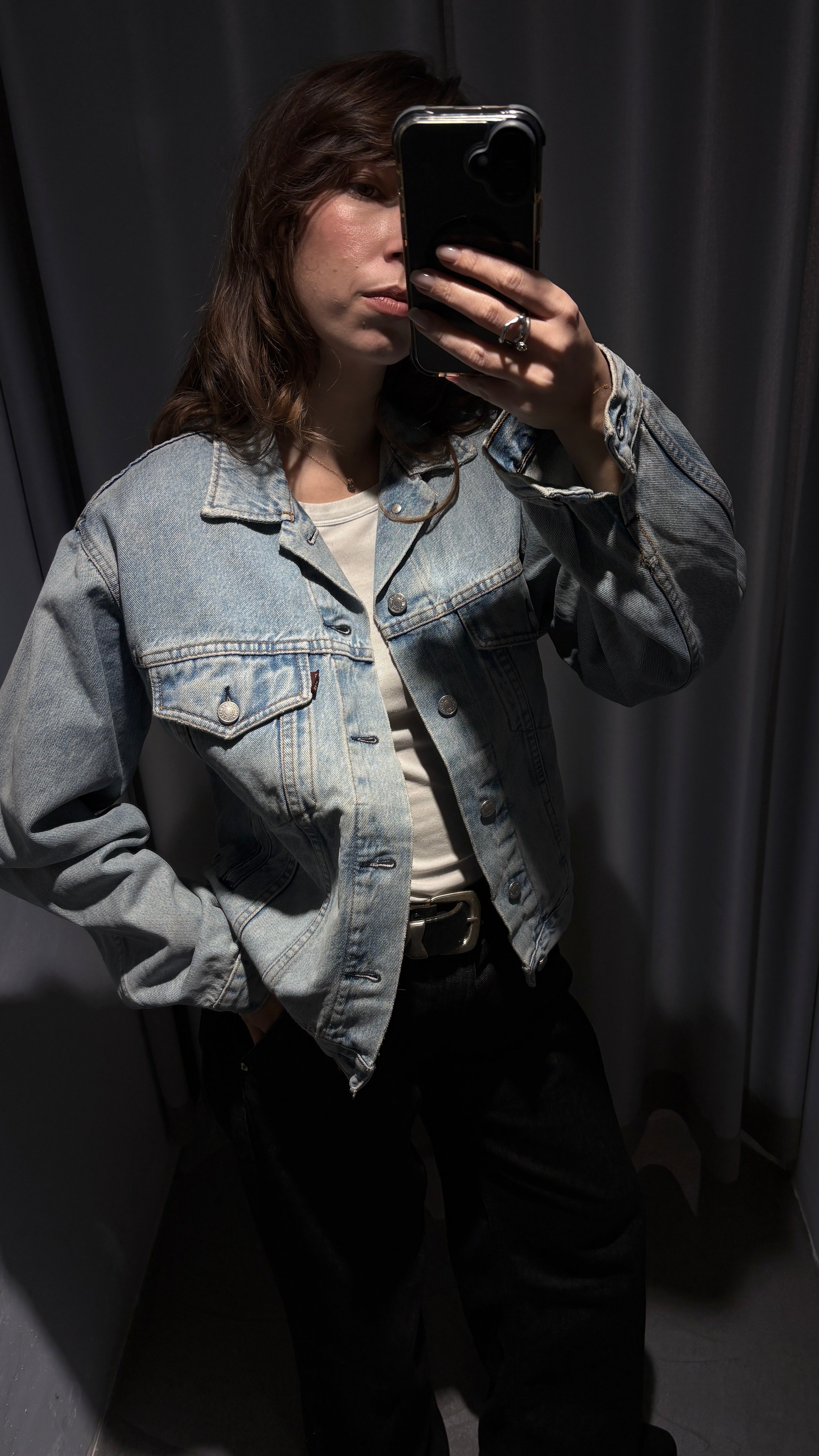 Vintage light denim jacket