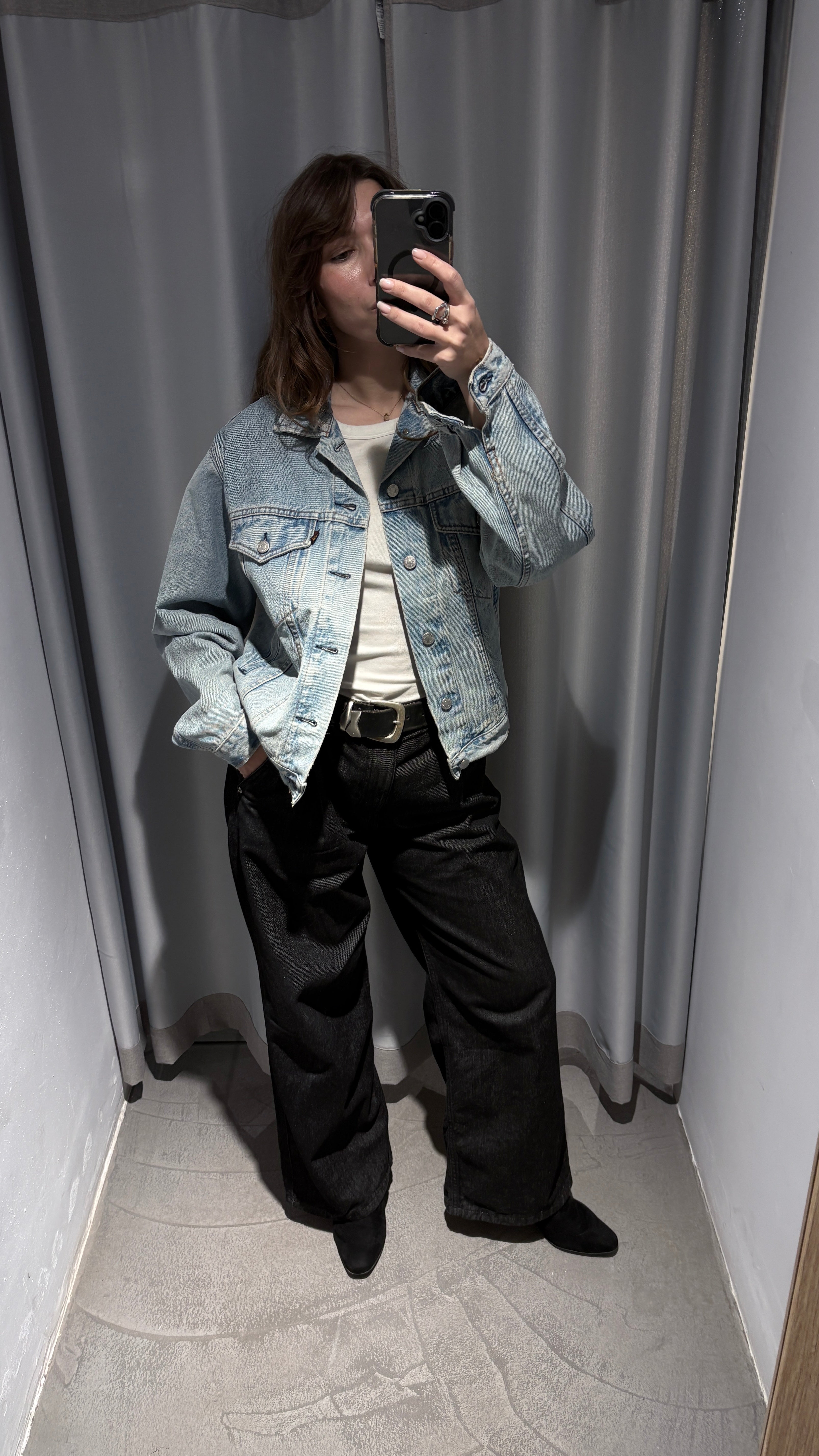 Vintage light denim jacket