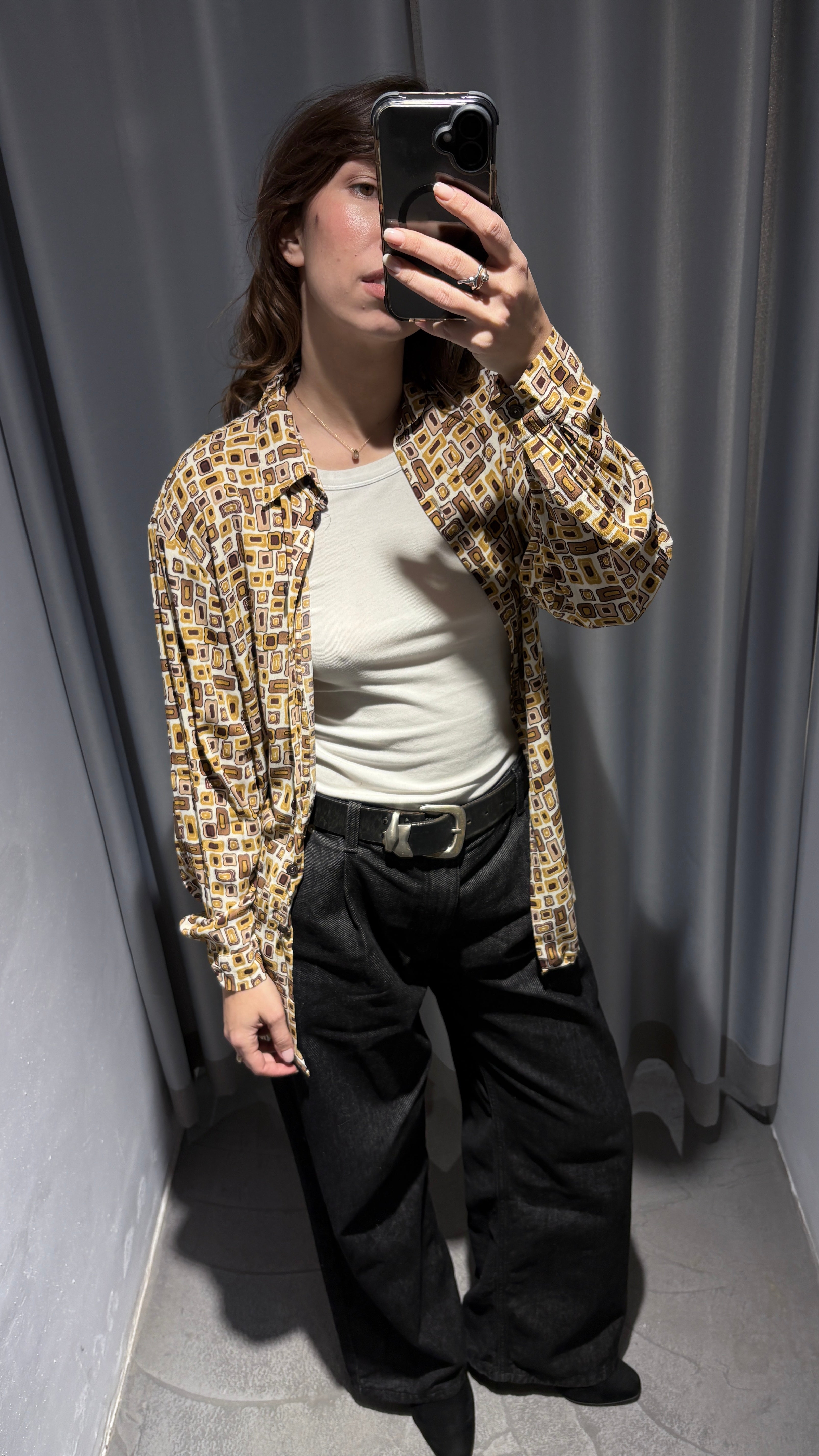 Vintage retro print shirt