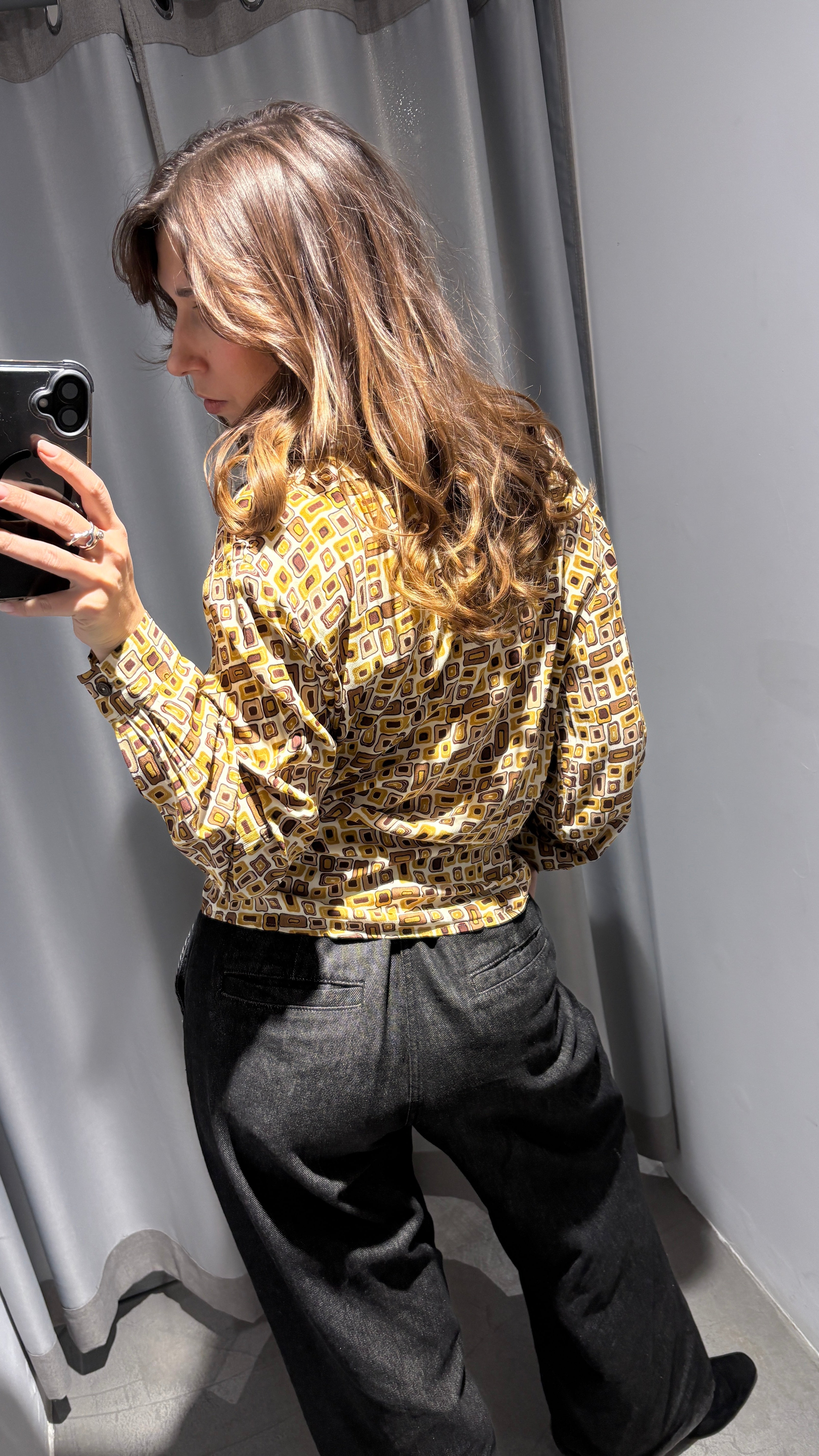 Vintage retro print shirt