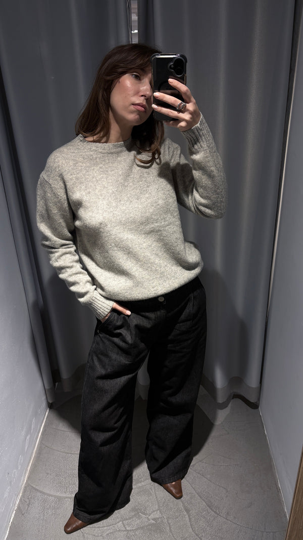 Oversized wool sweater