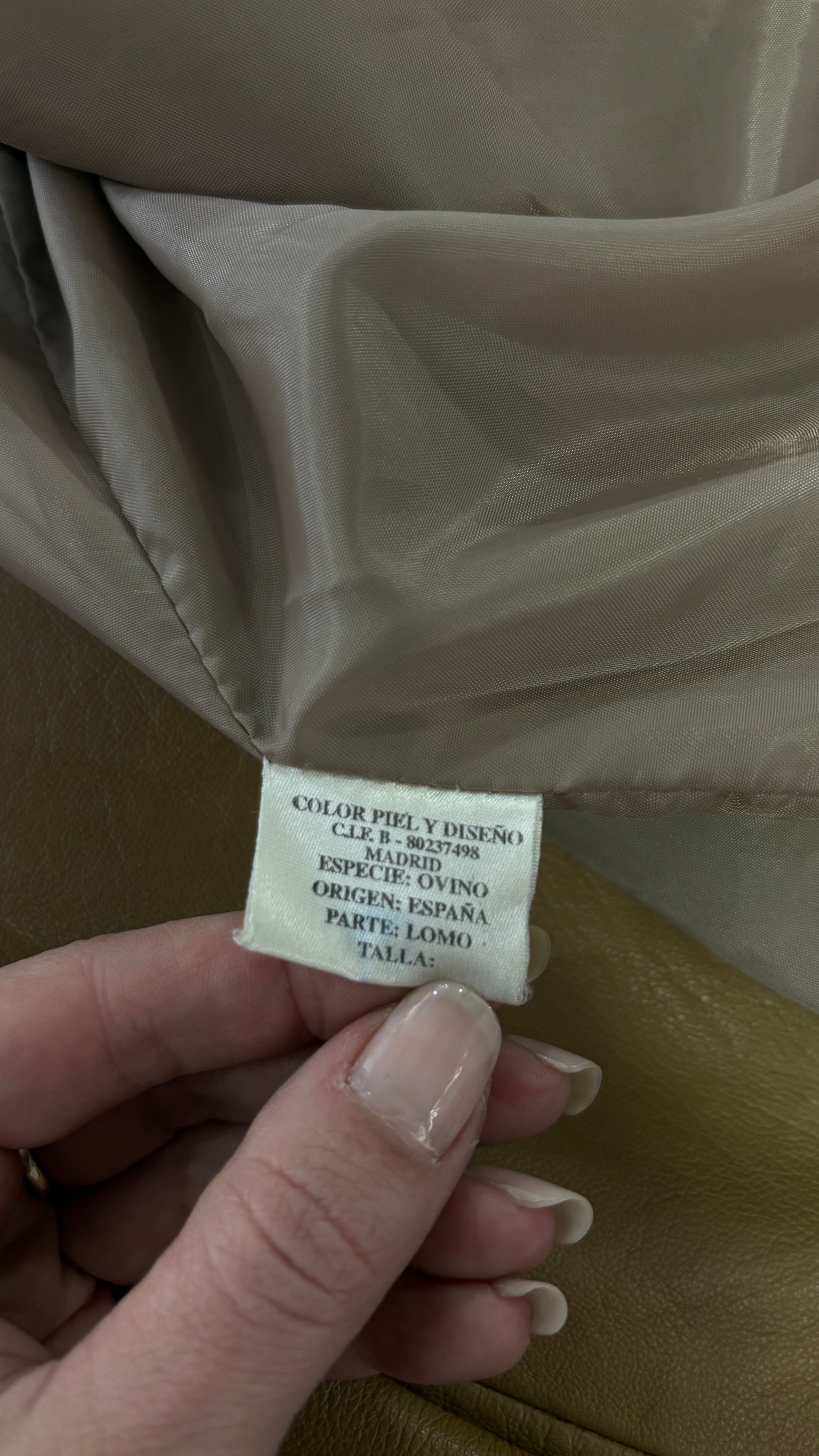 Vintage sheepskin jacket