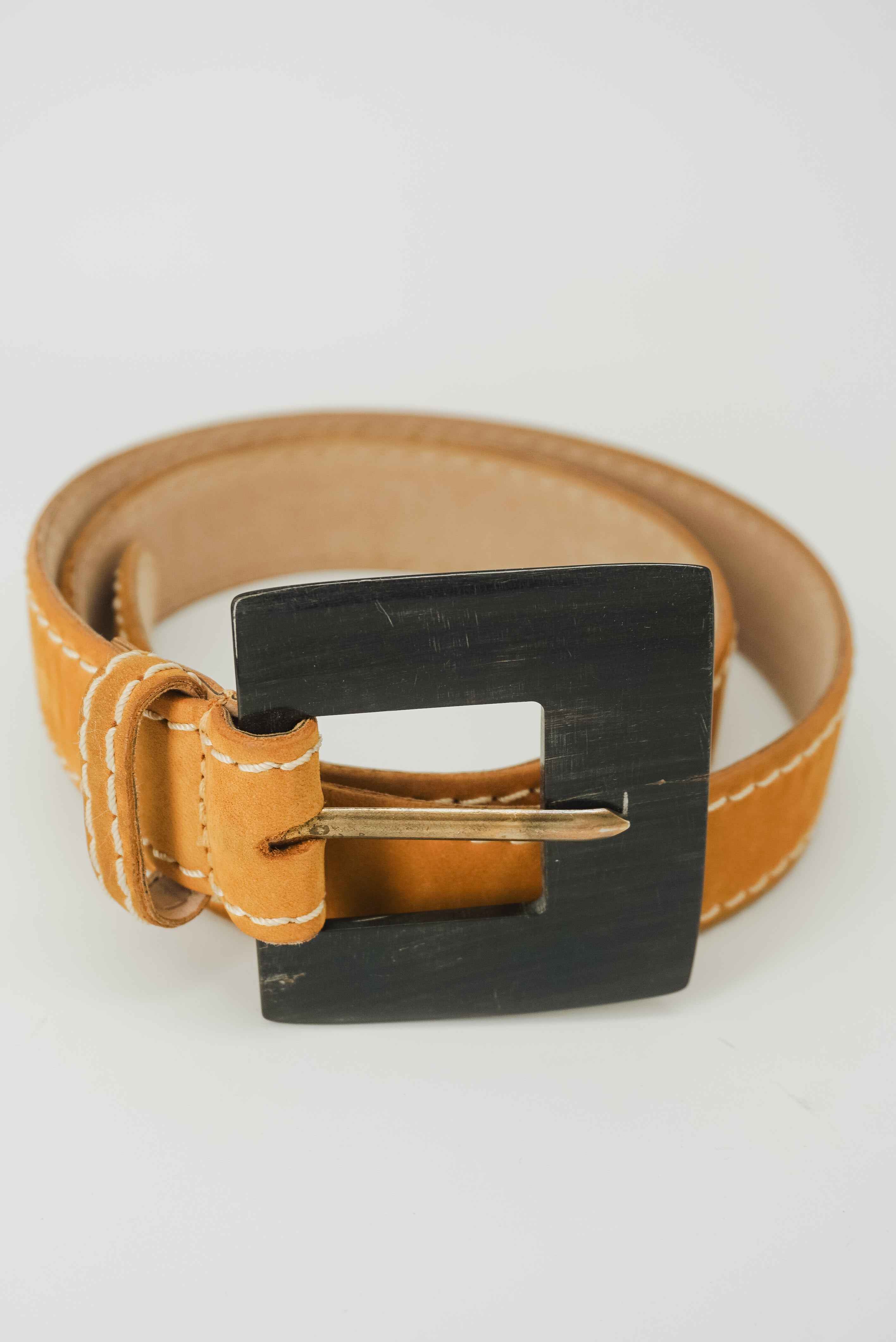 Mustard Suede Belt