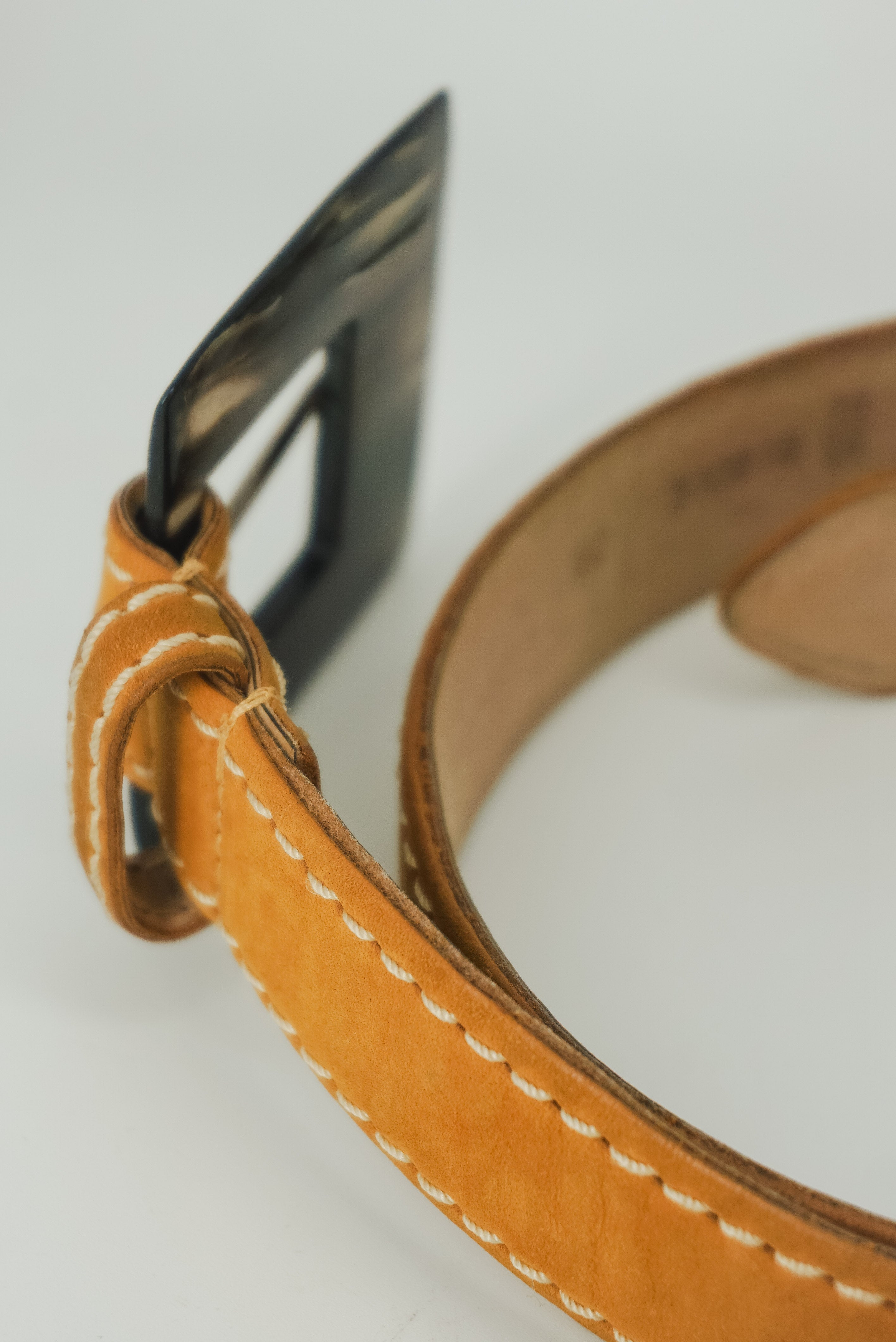 Mustard Suede Belt
