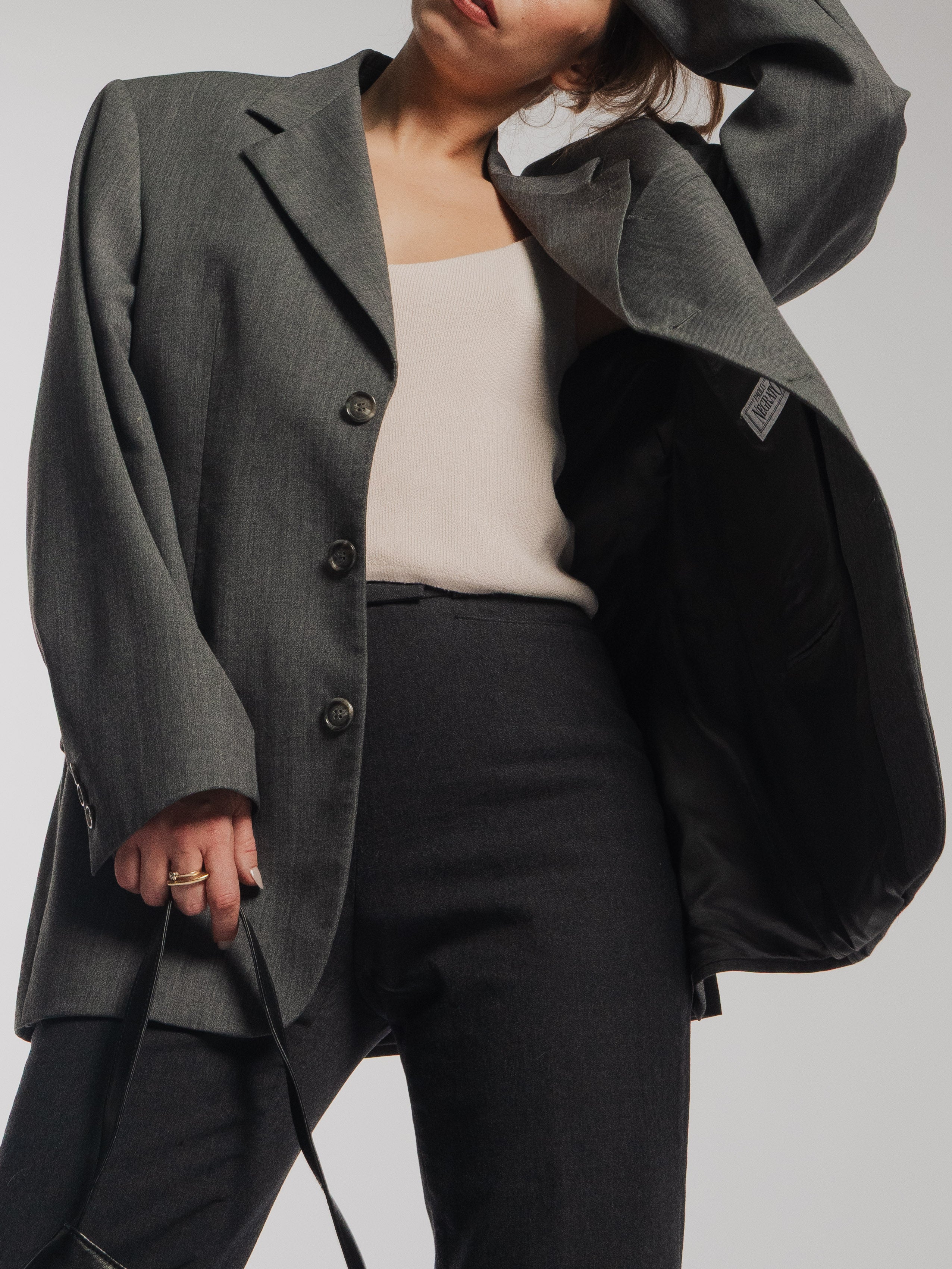 Gray Wool Blazer