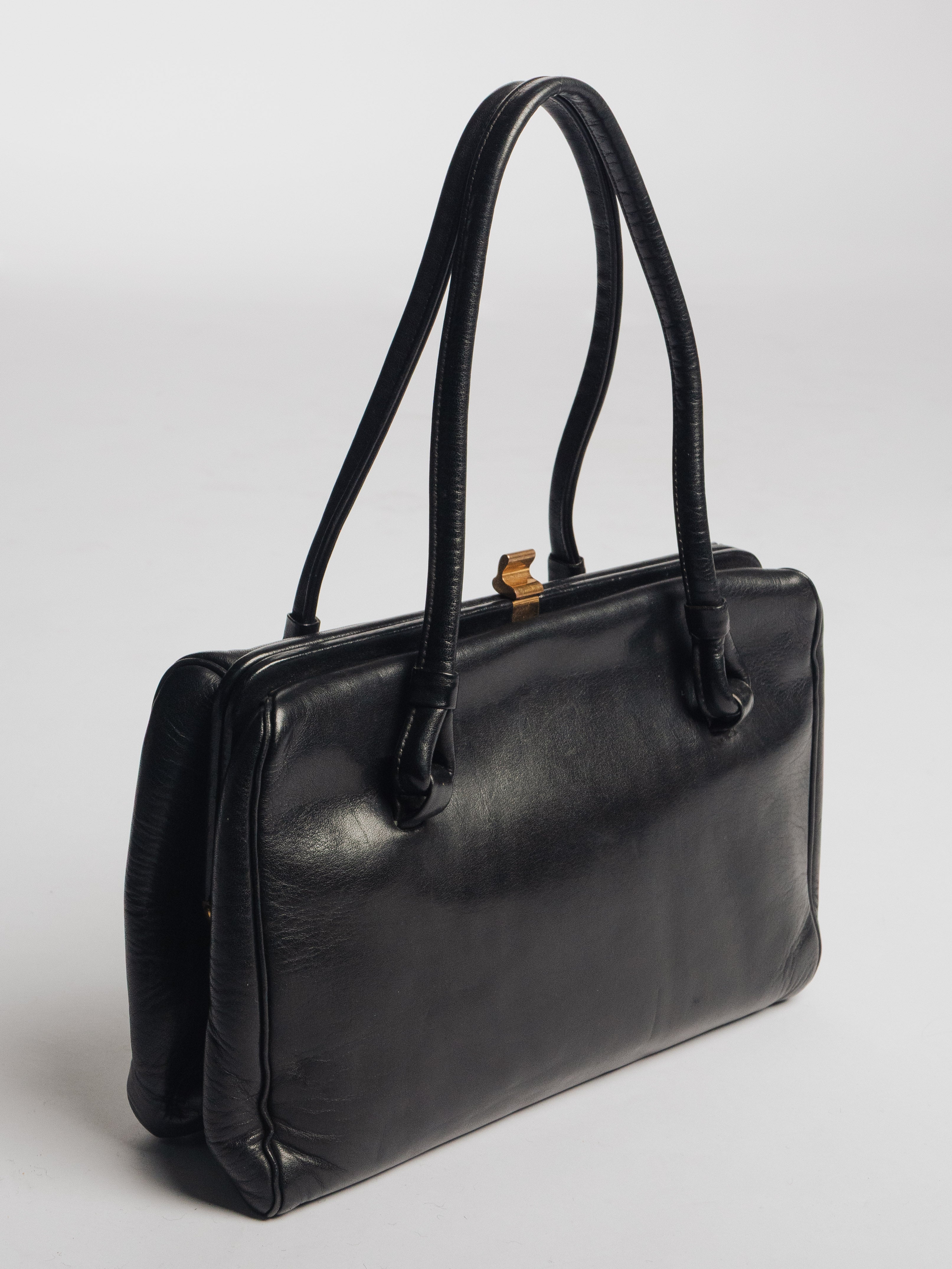 Small Black Leather Bag